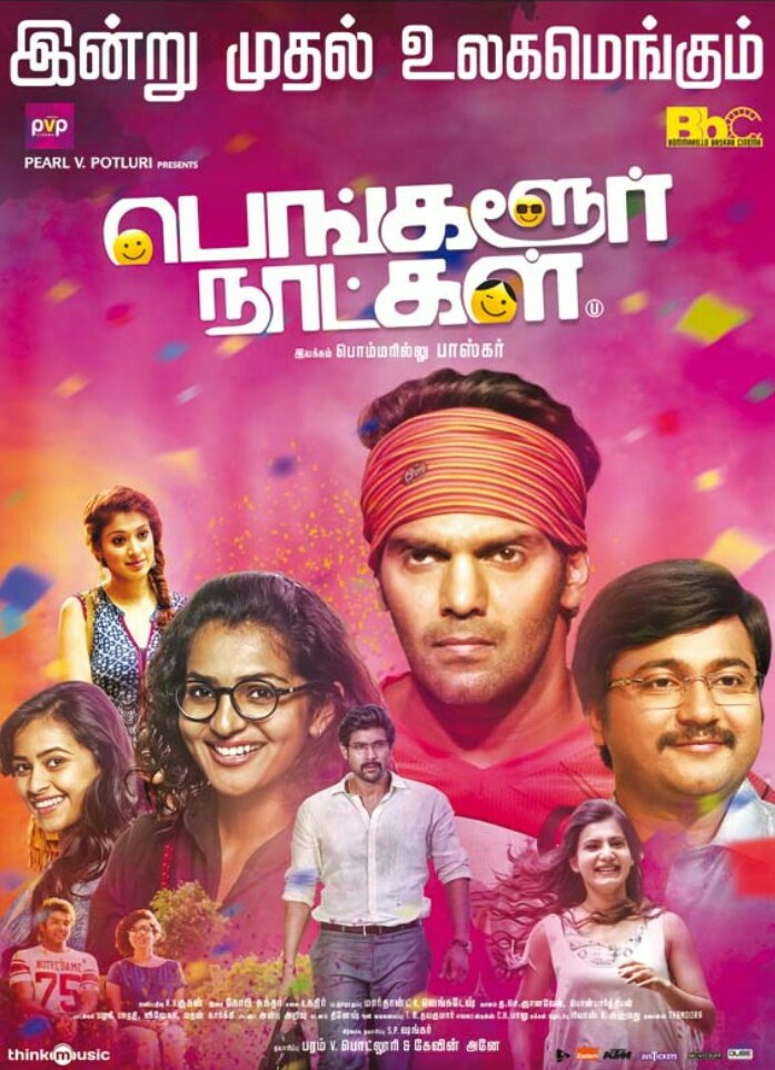 Bangalore Naatkal (2016) Uncut 720P Webrip X264 Esub [Dual Audio][Hindi 2 0 Telugu 2 0] -Dmv