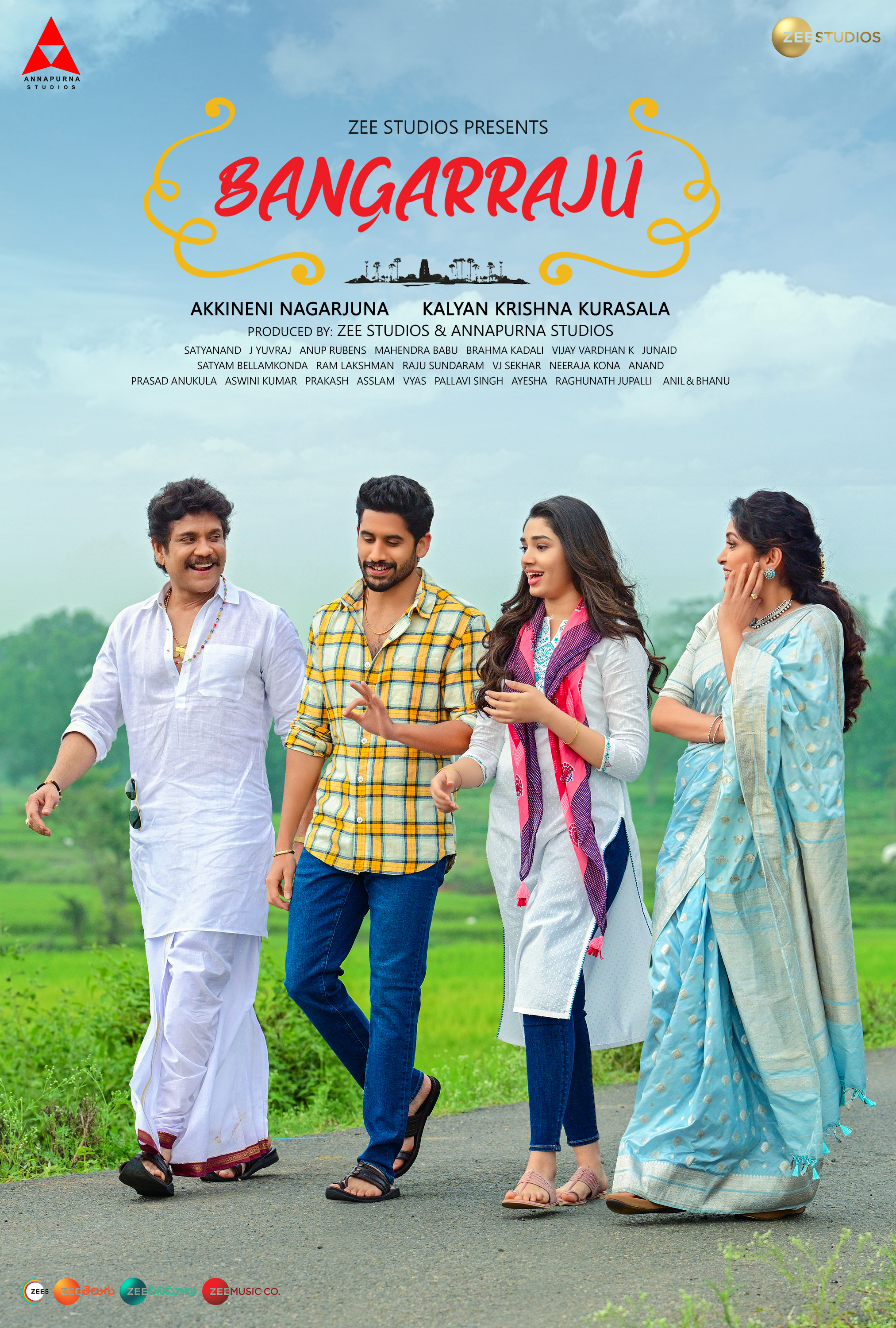 Bangarraju (2022) Uncut 1080P Webrip X264 Esub [Dual Audio][Hindi Dd2 0 Telugu 2 0] -Dmv