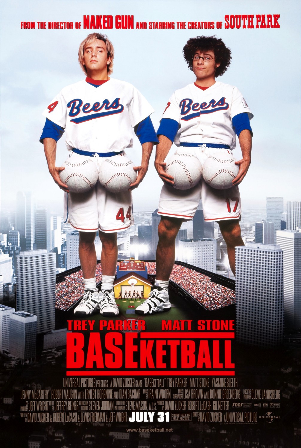 Baseketball (1998) 720P Bluray X264 Esub [Dual Audio][Hindi 5 1 English 5 1] -Mkvc