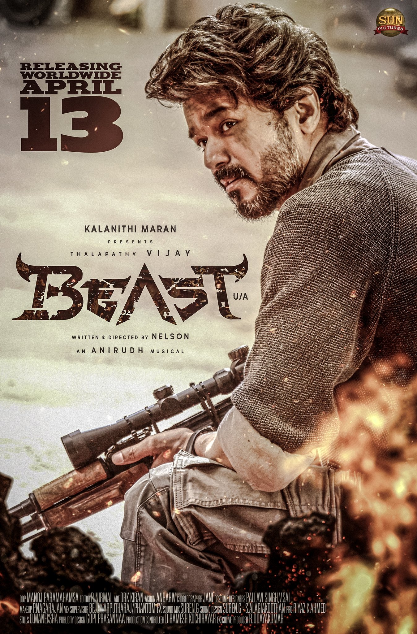 Beast (2022) 1080P Nf Webrip X264 Esub [Dual Audio][Hindi 5 1 Tamil 5 1] -Hdhub