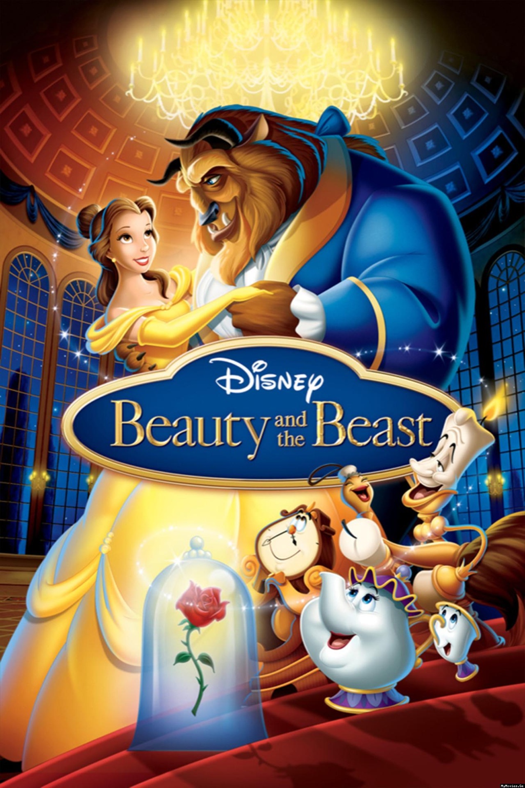 Beauty And The Beast (1991) 720P Bluray X264 Esub [Dual Audio][Hindi 5 1 English 5 1] - Mkvc