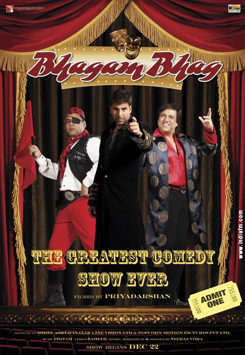Bhagam Bhag (2006) Hindi 1080P Bluray X264 Dd5 1 Esub - Mkvcinemas