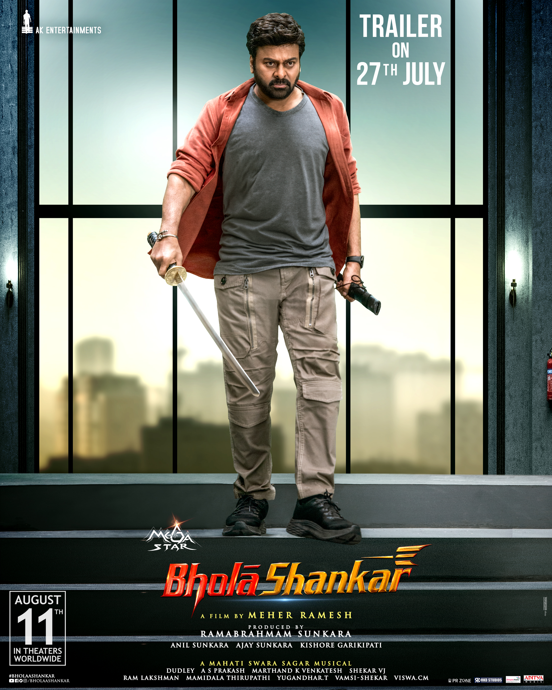 Bhola Shankar (2023) Hindi Dubbed 720P Webrip X264 Aac 5 1 Esub - Mkvcinemas