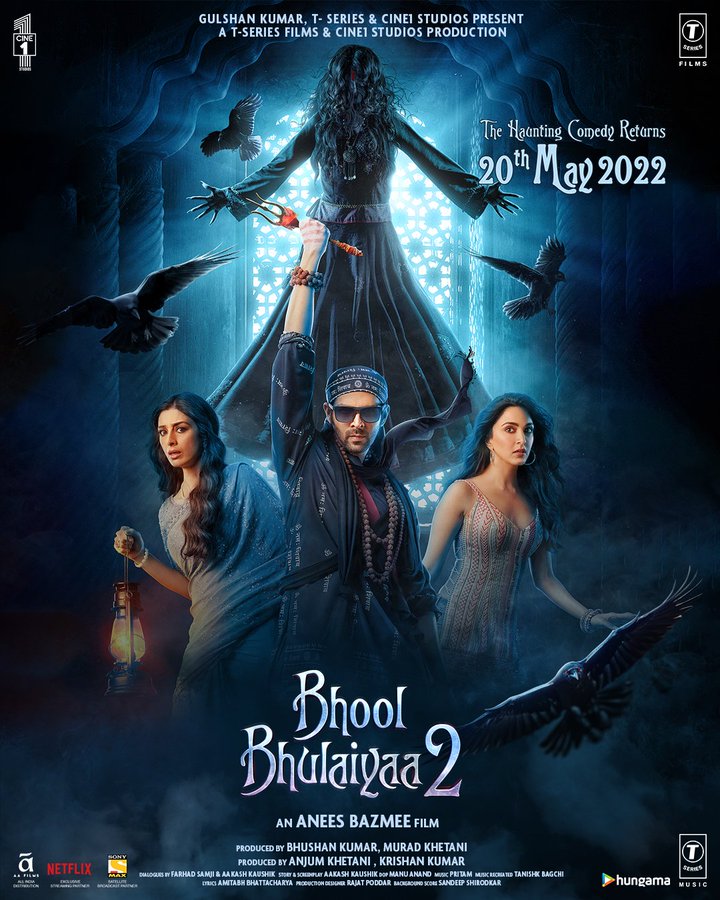 Bhool Bhulaiyaa 2 (2022) Hindi 1080P Nf Webrip X264 Dd5 1 Esub - Mkvcinemas