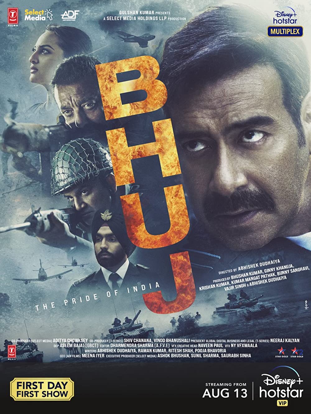 Bhuj The Pride Of India (2021) Hindi 720P Dsnp Webrip X264 Aac 5 1 Msubs - Mkvcinemas