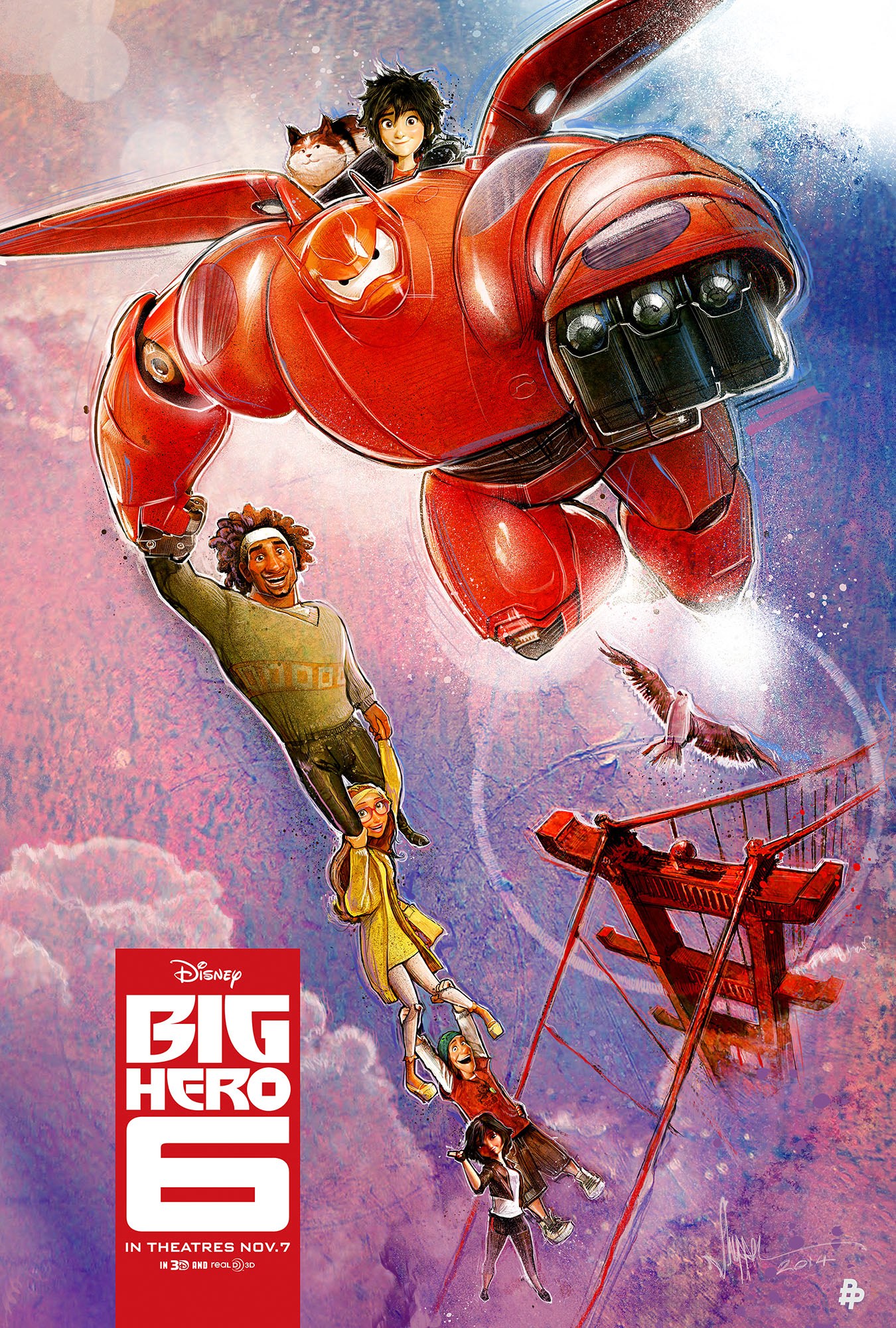 Big Hero 6 (2014) 1080P Bluray X265 Hevc Msubs [Dual Audio][Hindi 2 0 English 5 1] -Olam
