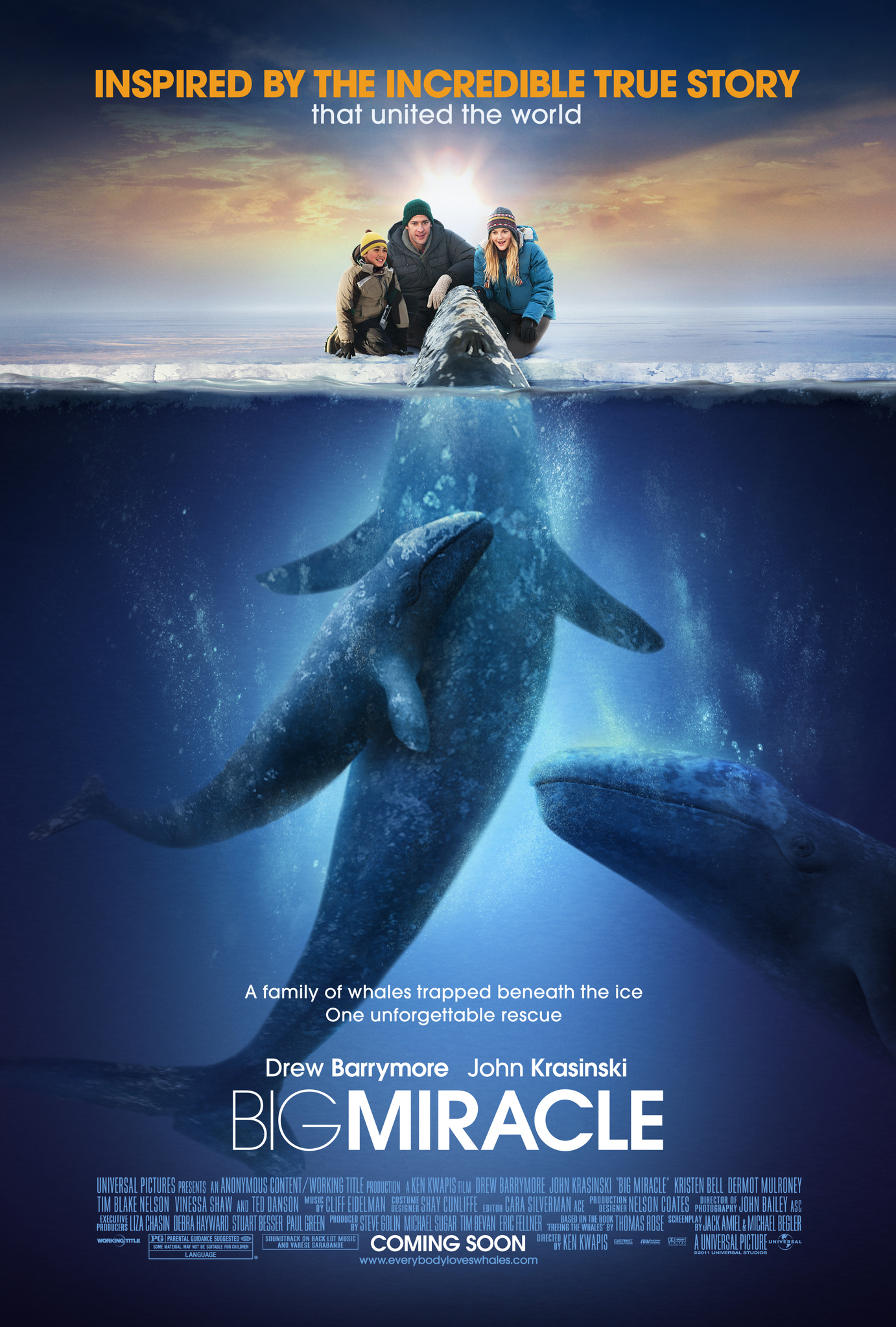 Big Miracle (2012) 720P Bluray X264 Esub [Dual Audio][Hindi 5 1 English 5 1] -Mkvc