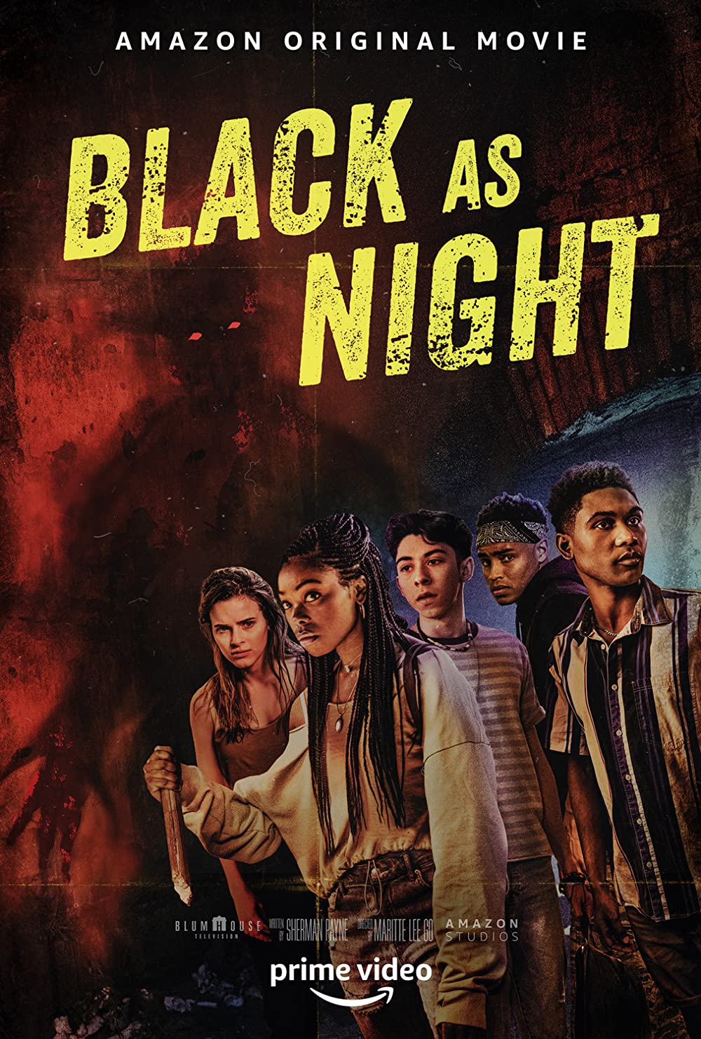 Black As Night 2021 720P Amzn Webrip 800Mb X264-Galaxyrg