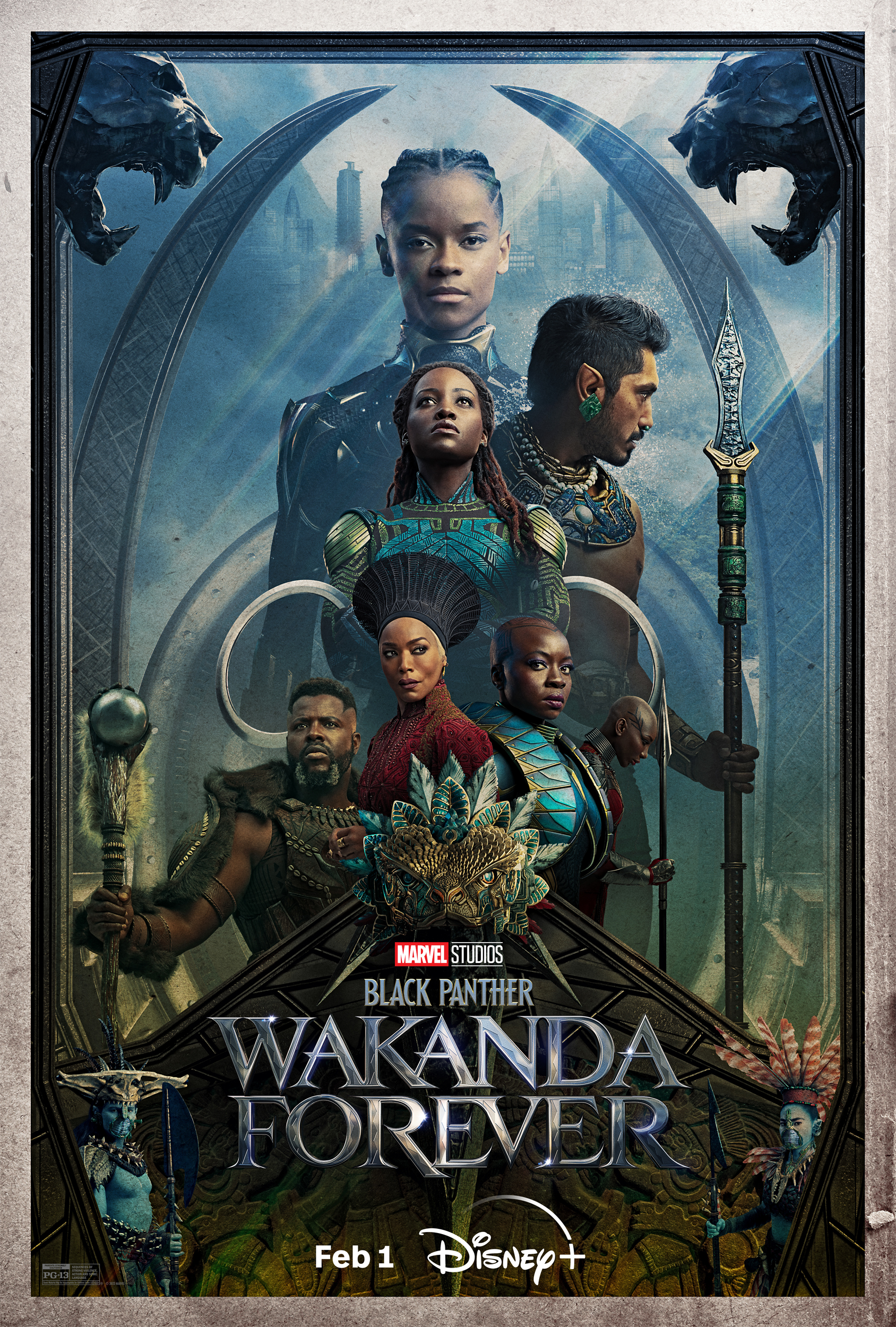 Black Panther Wakanda Forever (2022) 1080P Bluray X265 Hevc 10Bit Aac 5 1 Esub-Psa