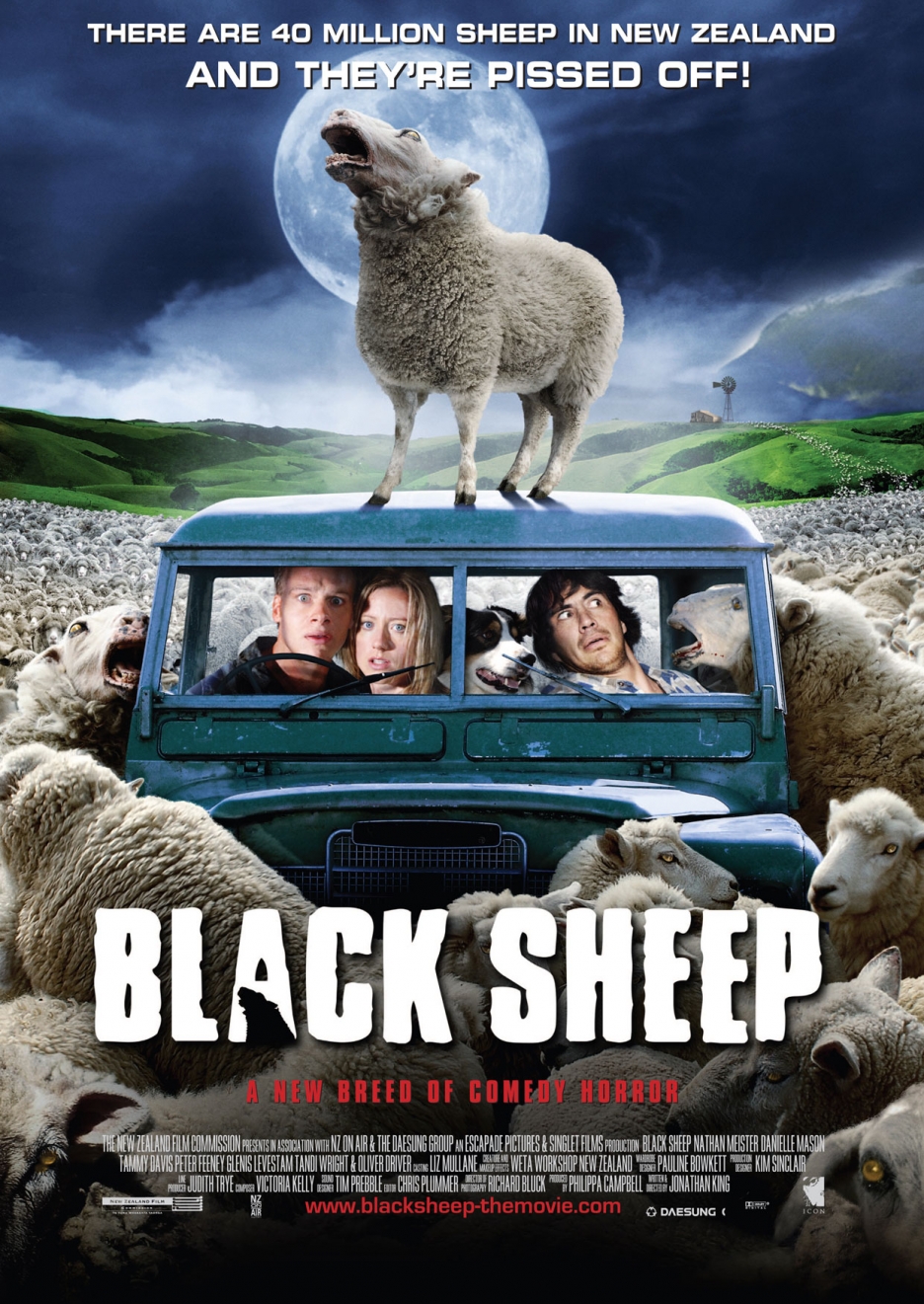 Black Sheep (2006) 720P Bluray X264 Esub [Dual Audio][Hindi 2 0 English 5 1] -Msmod