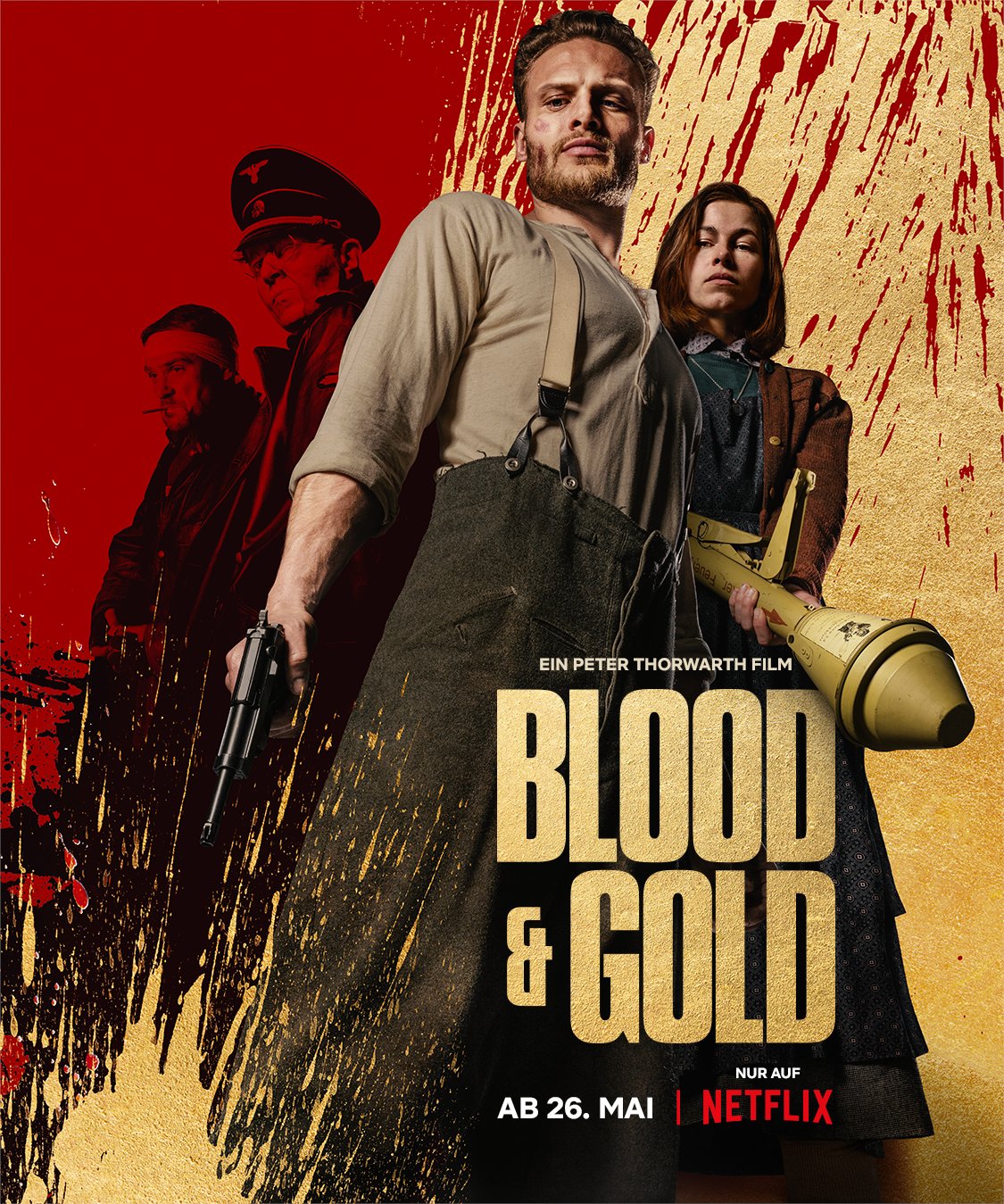 Blood And Gold (2023) 1080P Nf-Web X265 Hevc Msubs [Dual Audio][Hindi 5 1 English 5 1] -Mkvc