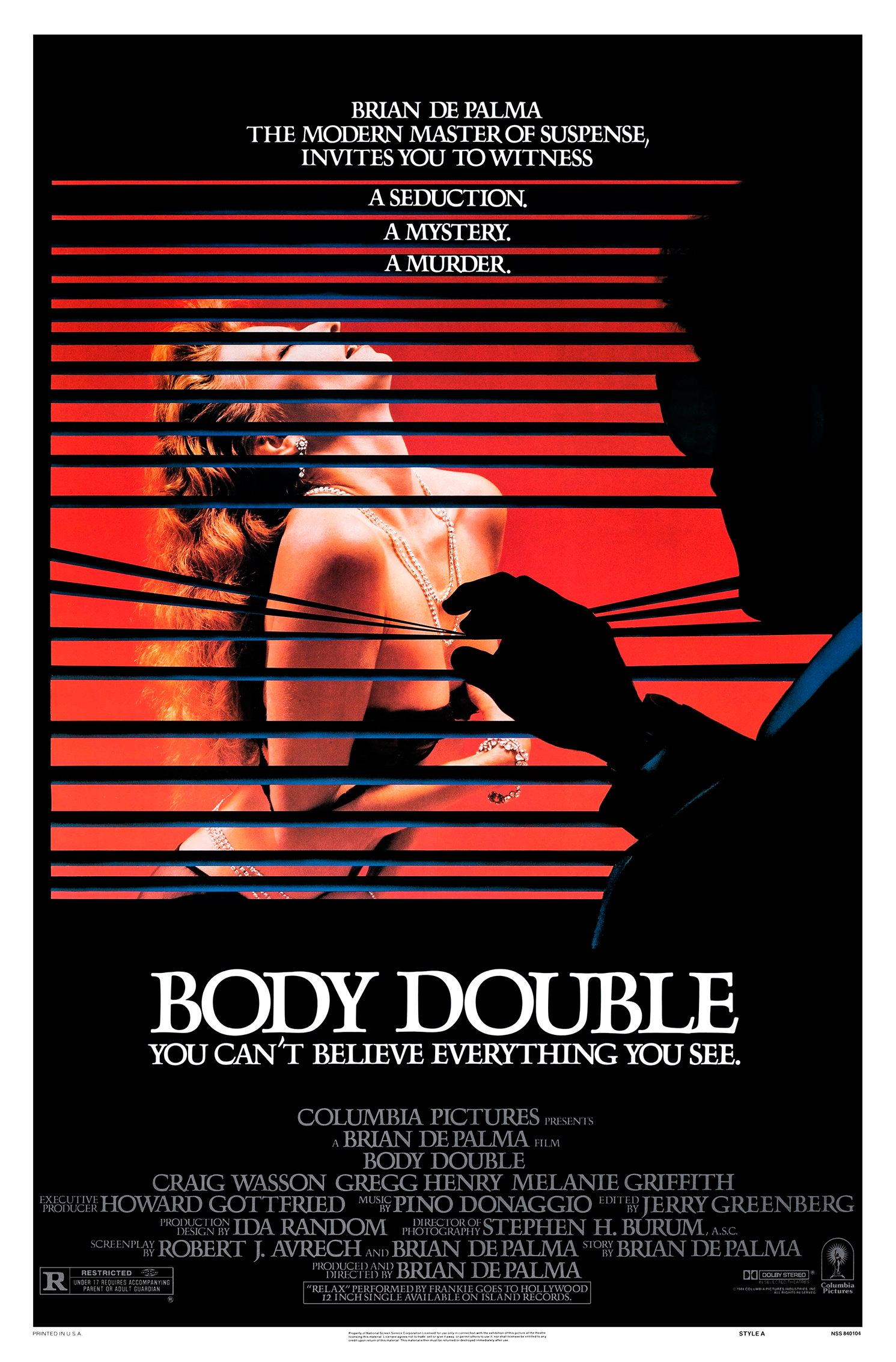 Body Double (1984) 720P Bluray X264 Esub [Dual Audio][Hindi 2 0 English 5 1] -Msmod