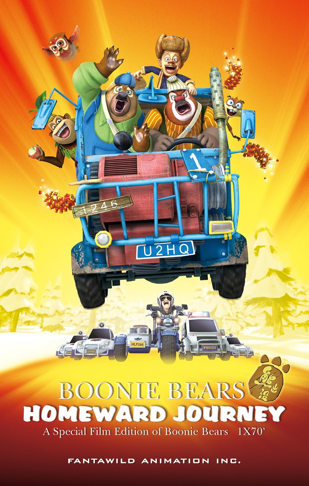 Boonie Bears Homeward Journey (2013) 720P Bluray X264 Esub [Multi Audio][Hindi 2 0 English 2 0 Chinese 2 0] -Msmod