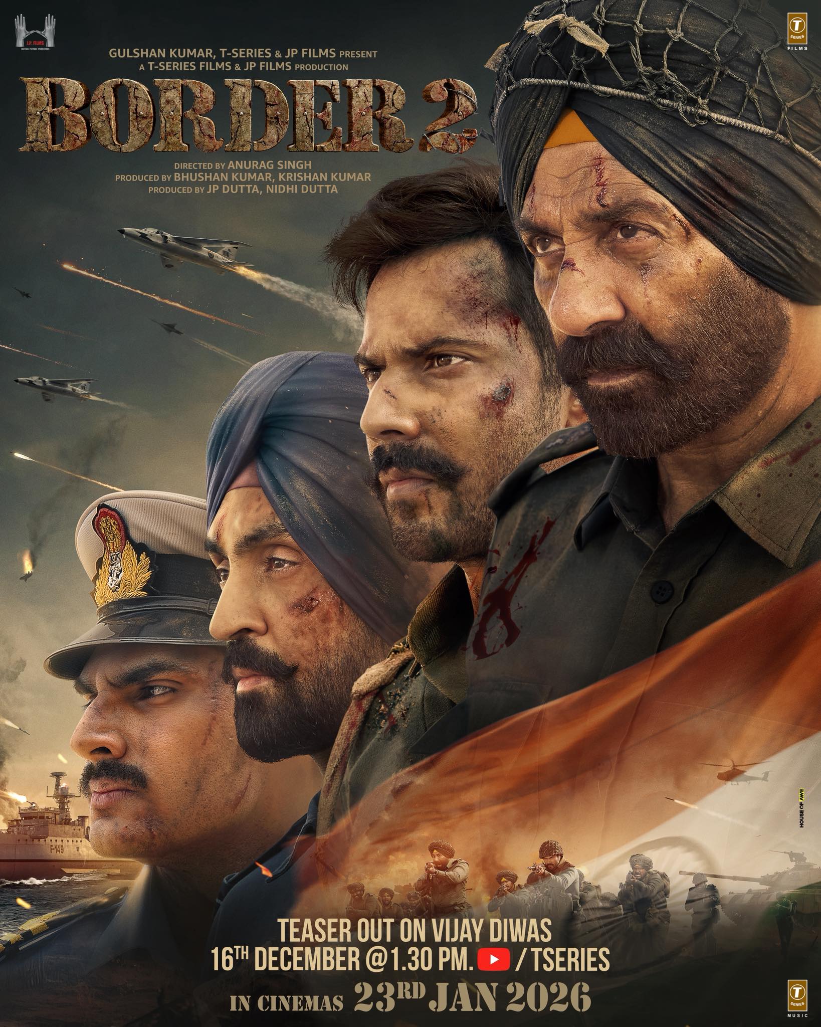 Border 2 (2026) Hindi 1080P Nf Ds4K Webrip X265 Hevc 10Bit Dd5 1 Esub - Hdhub4U