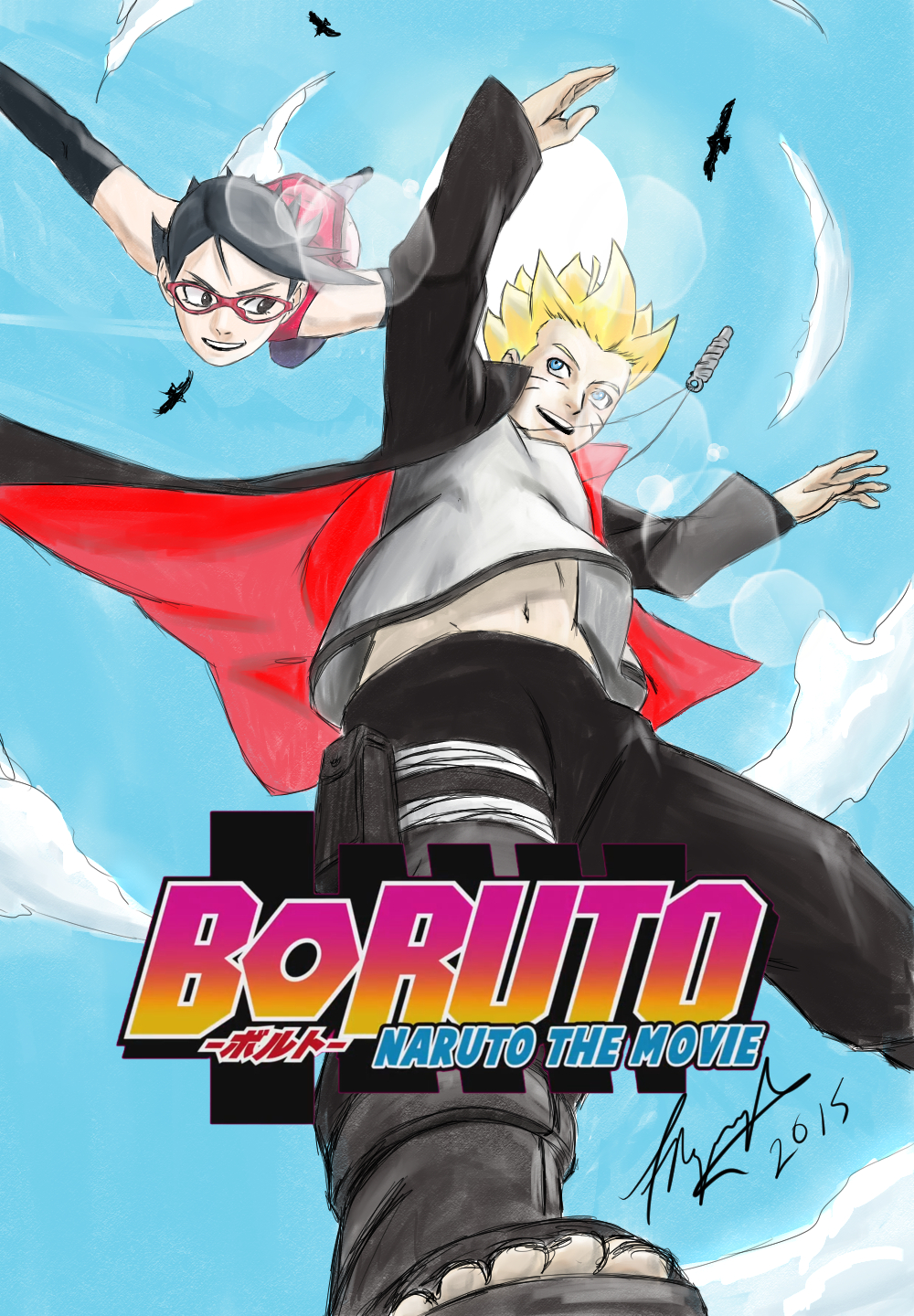 Boruto-Naruto The Movie (2015) 720P Bluray X265 Hevc Esub Dual Audio [Core]