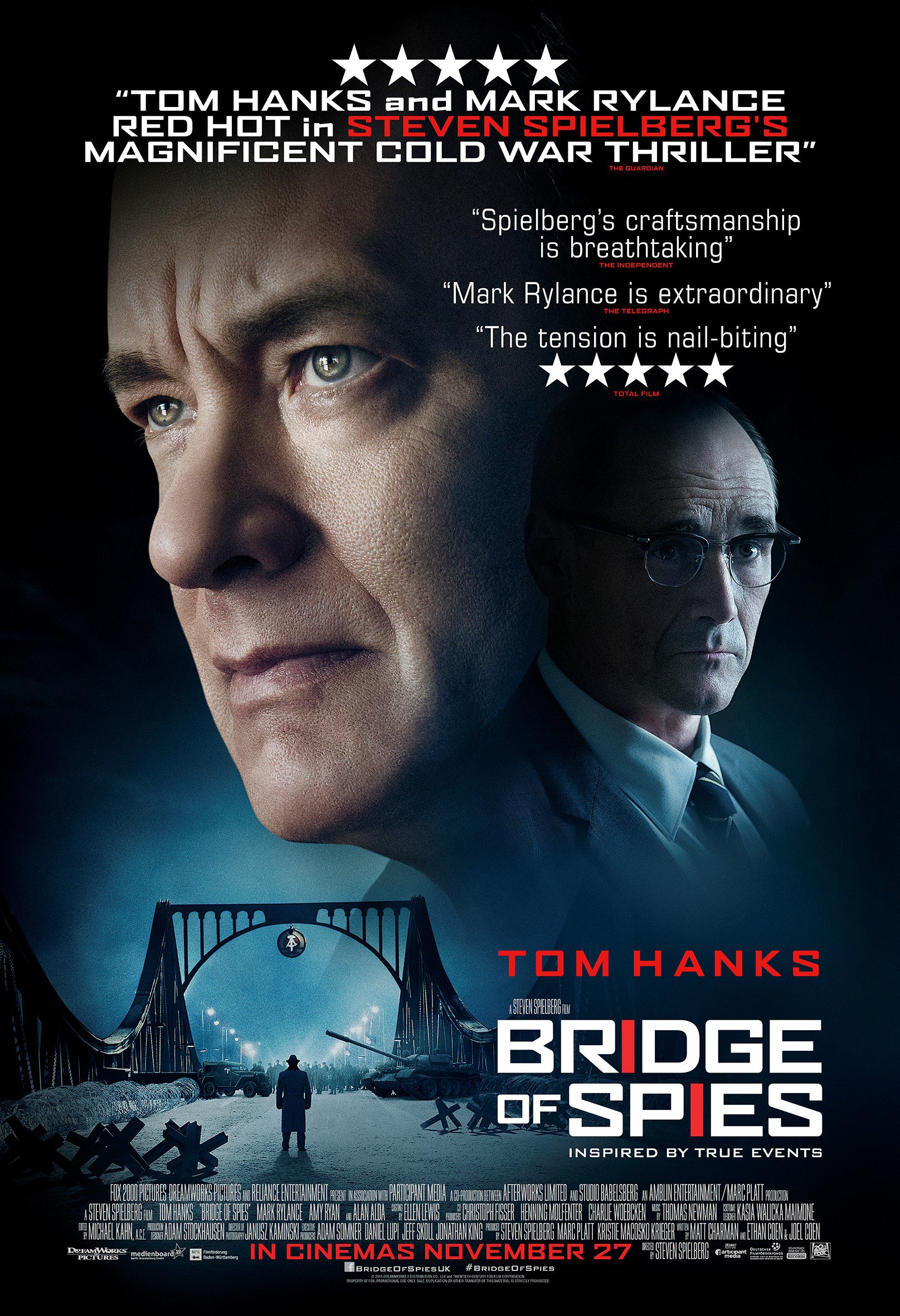 Bridge Of Spies (2015) 720P Bluray X264 Esub [Dual Audio][Hindi 2 0 English 5 1] -Mkvc