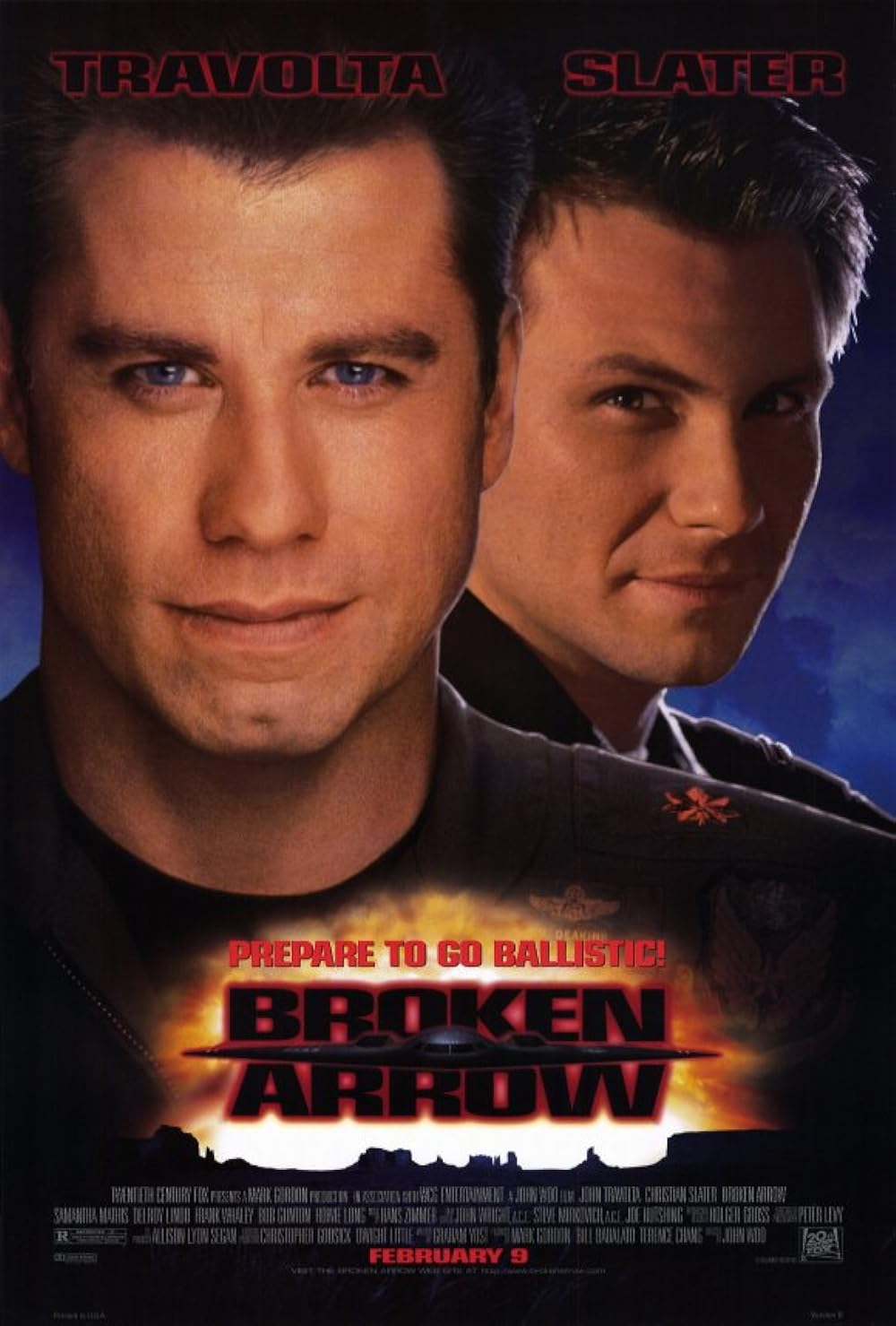 Broken Arrow (1996) 1080P Bluray X265 Hevc Esub [Dual Audio][Hindi 2 0 English 5 1] -Mkvc