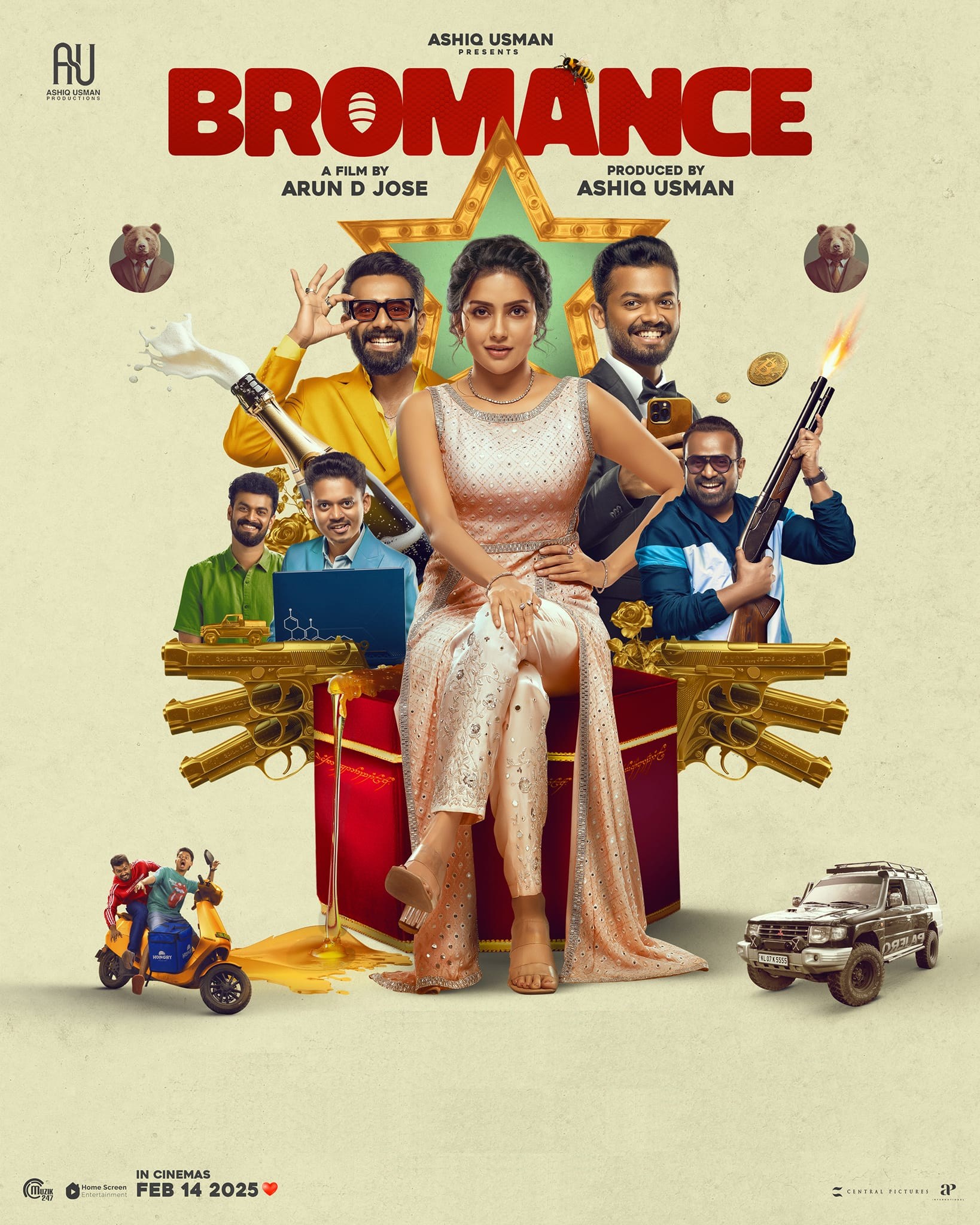 Bromance (2025) Uncut 720P Webrip X264 Esub [Dual Audio][Hindi 5 1 Malayalam 5 1] -Mkvc