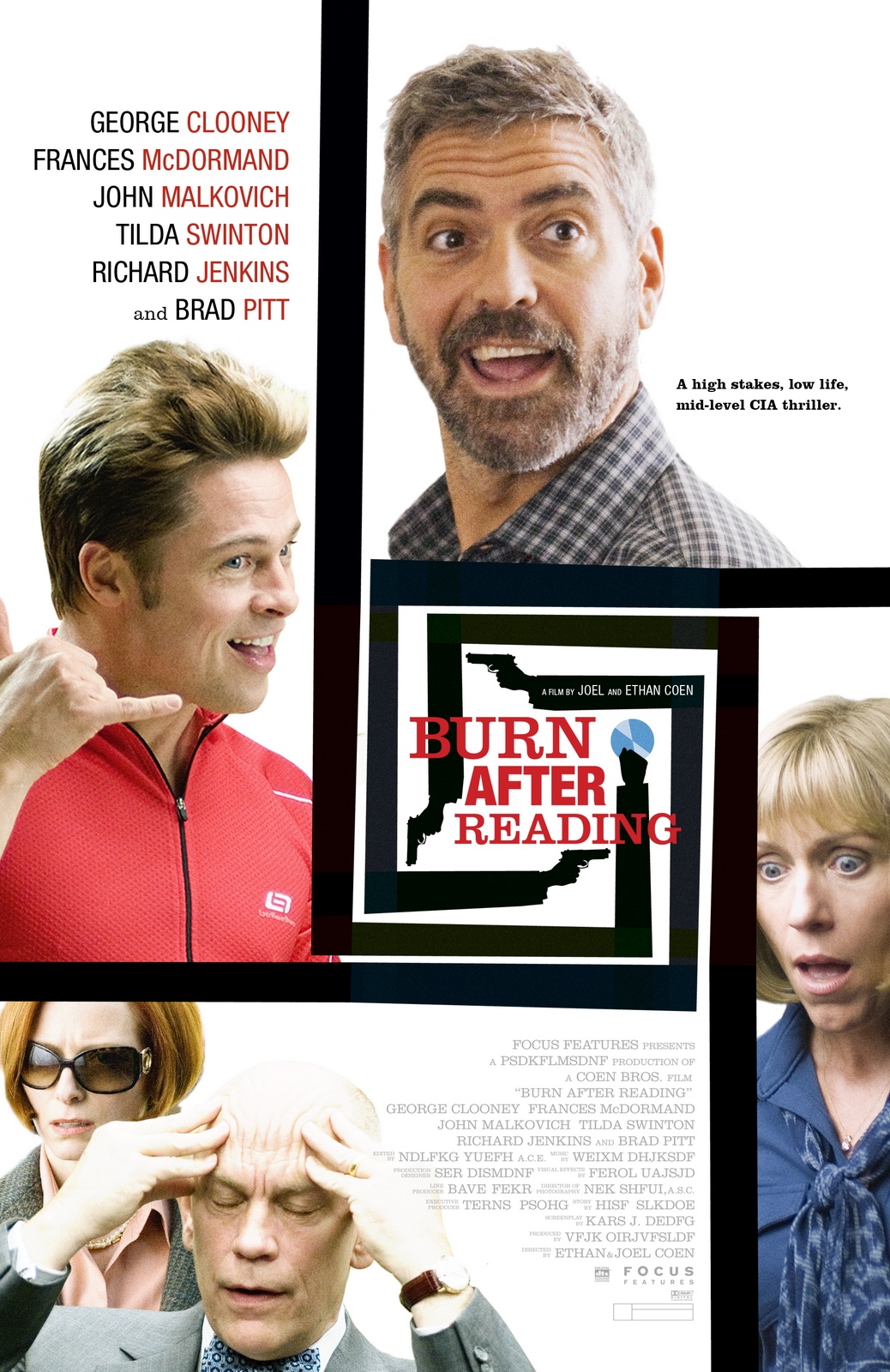 Burn After Reading 2008 720P Brrip X264 Yify