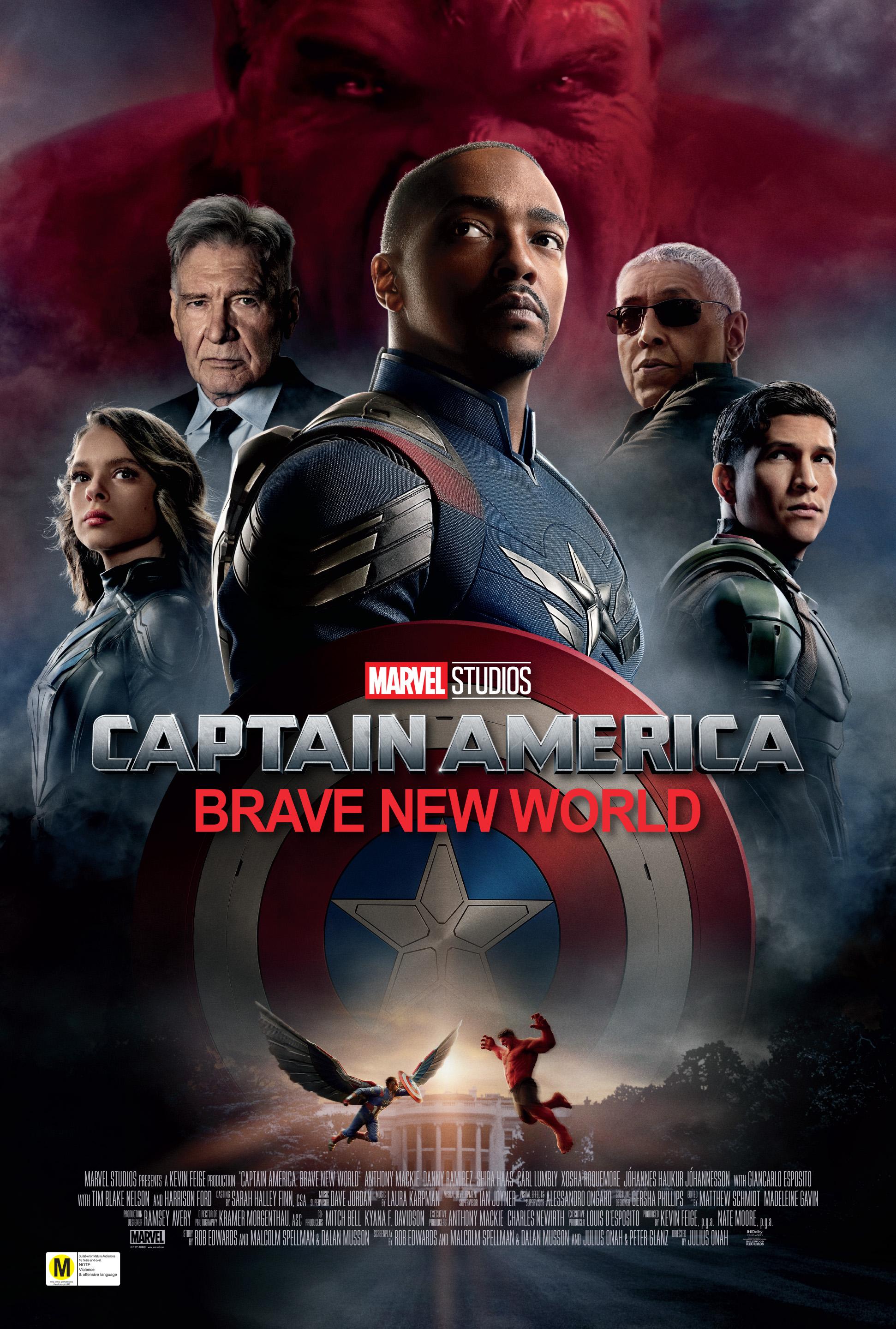 Captain America Brave New World (2025) 1080P Bluray X265 Hevc Esub [Dual Audio][Hindi 5 1 English 5 1] -Mkvc