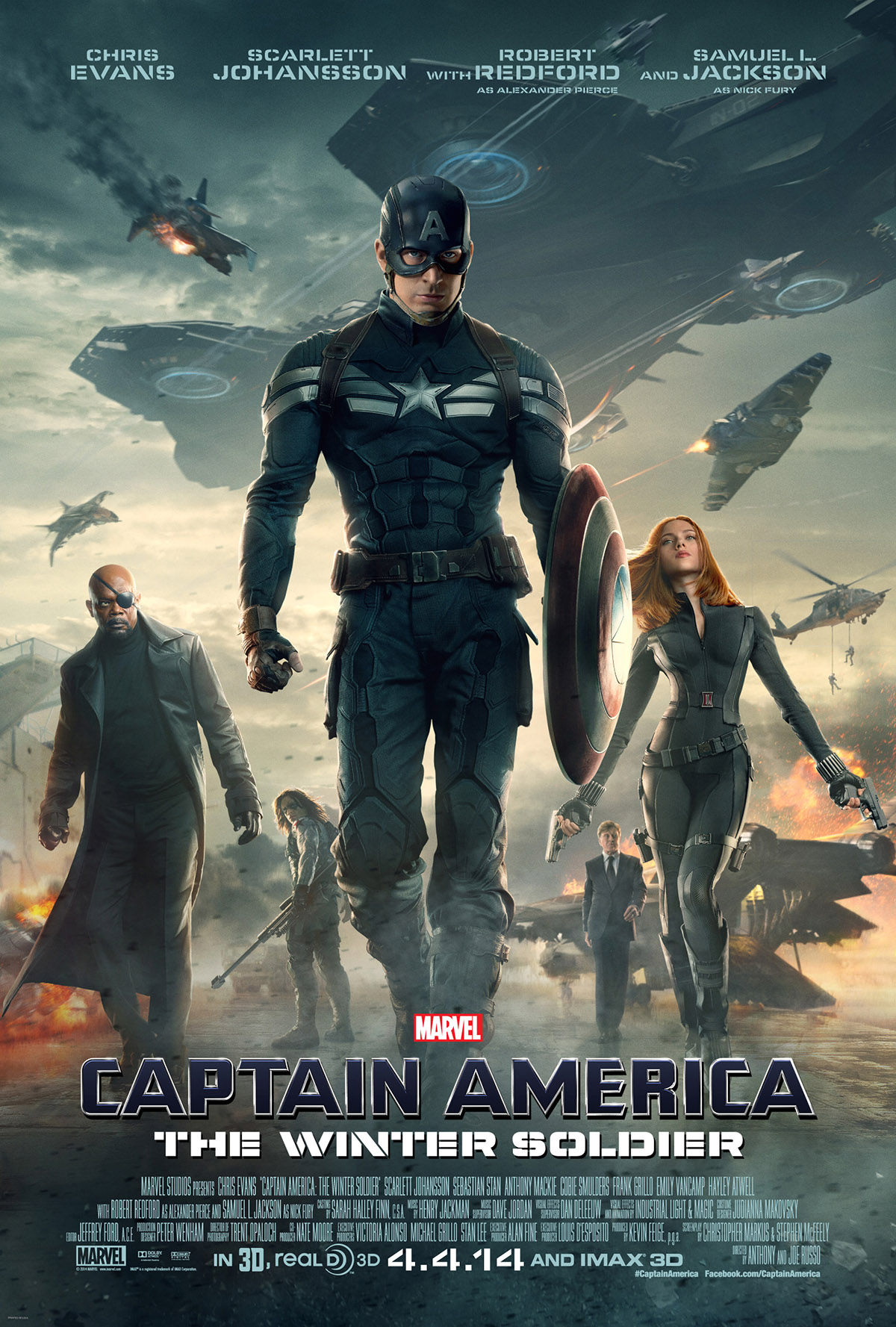 Captain America-The Winter Soldier (2014) 720P Bluray X264 Esub [Dual Audio][Hindi 5 1 English 5 1] -Mkvc
