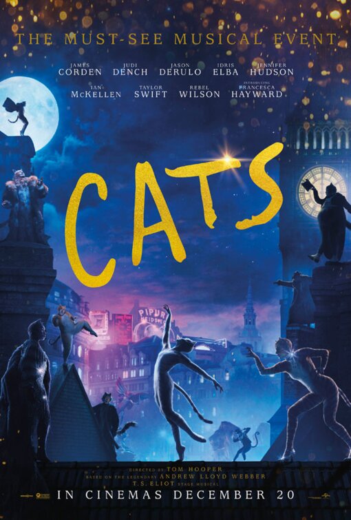 Cats 2020 1080P Bluray X264 Dd5 1 Esub-Galaxyrg