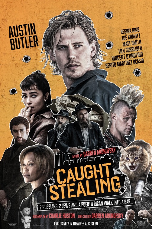 Caught Stealing (2025) 1080P Bluray X265 Hevc Esub [Dual Audio][Hindi 5 1 English 5 1] -Msmod