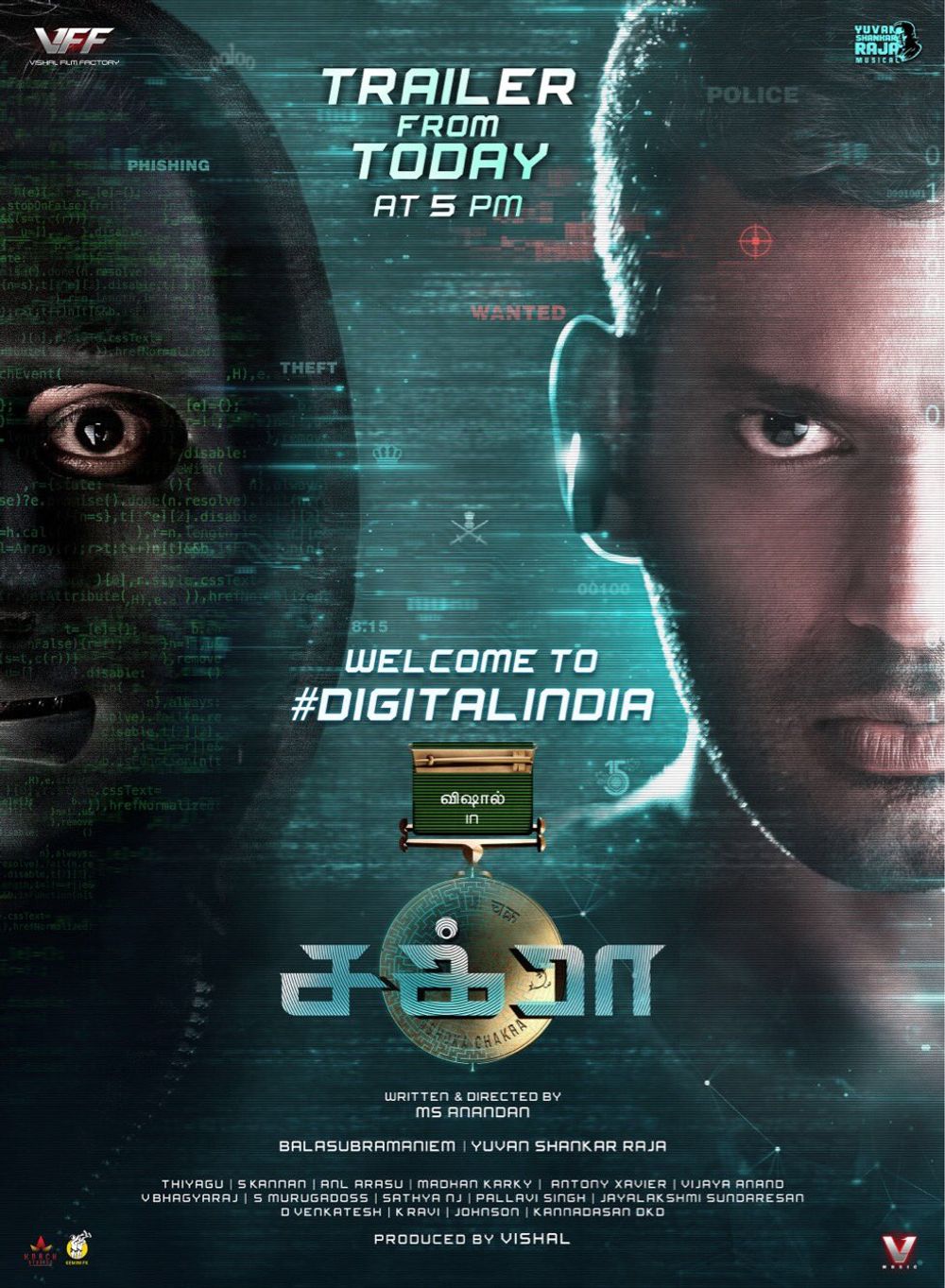 Chakra (2021) Hindi Dubbed 1080P Zee5 Webrip X264 Dd2 0 Esub -Dmv
