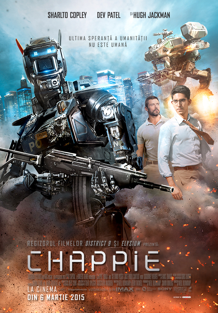 Chappie (2015) 720P Bluray X264 Msubs [Dual Audio][Hindi 5 1 English 5 1] -Mkvc