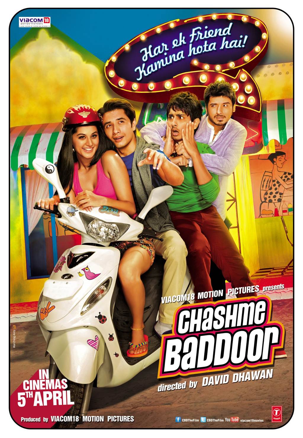 Chashme Baddoor (2013) Hindi 1080P Bluray X264 Dd5 1 Esub - Mkvcinemas