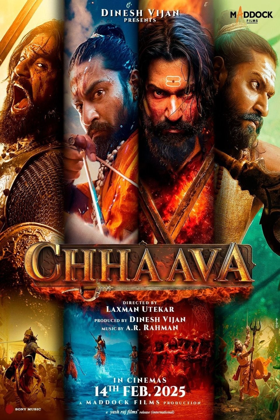 Chhaava (2025) Hindi 1080P Nf Webrip X265 Hevc 10Bit Dd5 1 Esub - Mkvcinemas