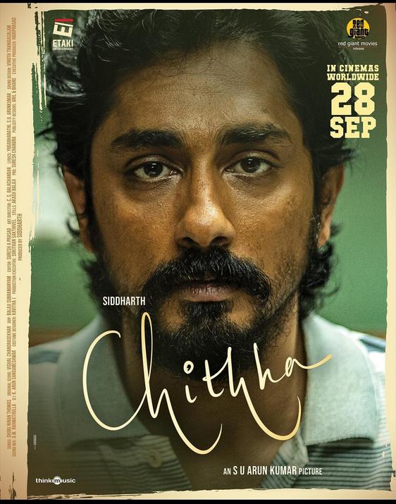 Chithha (2023) Uncut 1080P Webrip X264 Esub [Dual Audio][Hindi 5 1 Tamil 5 1] -Dmv