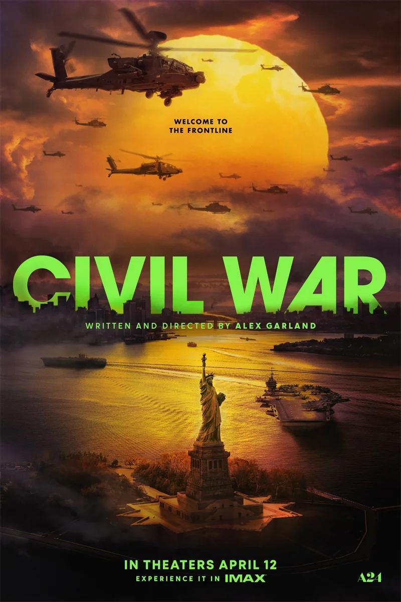 Civil War (2024) 1080P Bluray X265 Hevc Esub [Dual Audio][Hindi 5 1 English 5 1] -Mkvc