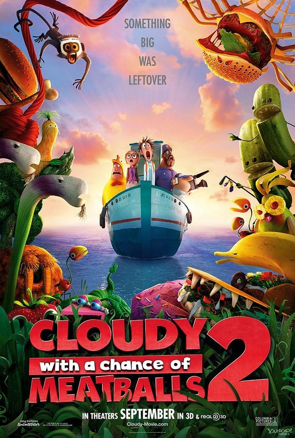Cloudy With A Chance Of Meatballs 2 (2013) 1080P Bluray X265 Hevc Esub [Dual Audio][Hindi 5 1 English 5 1] -Msheist