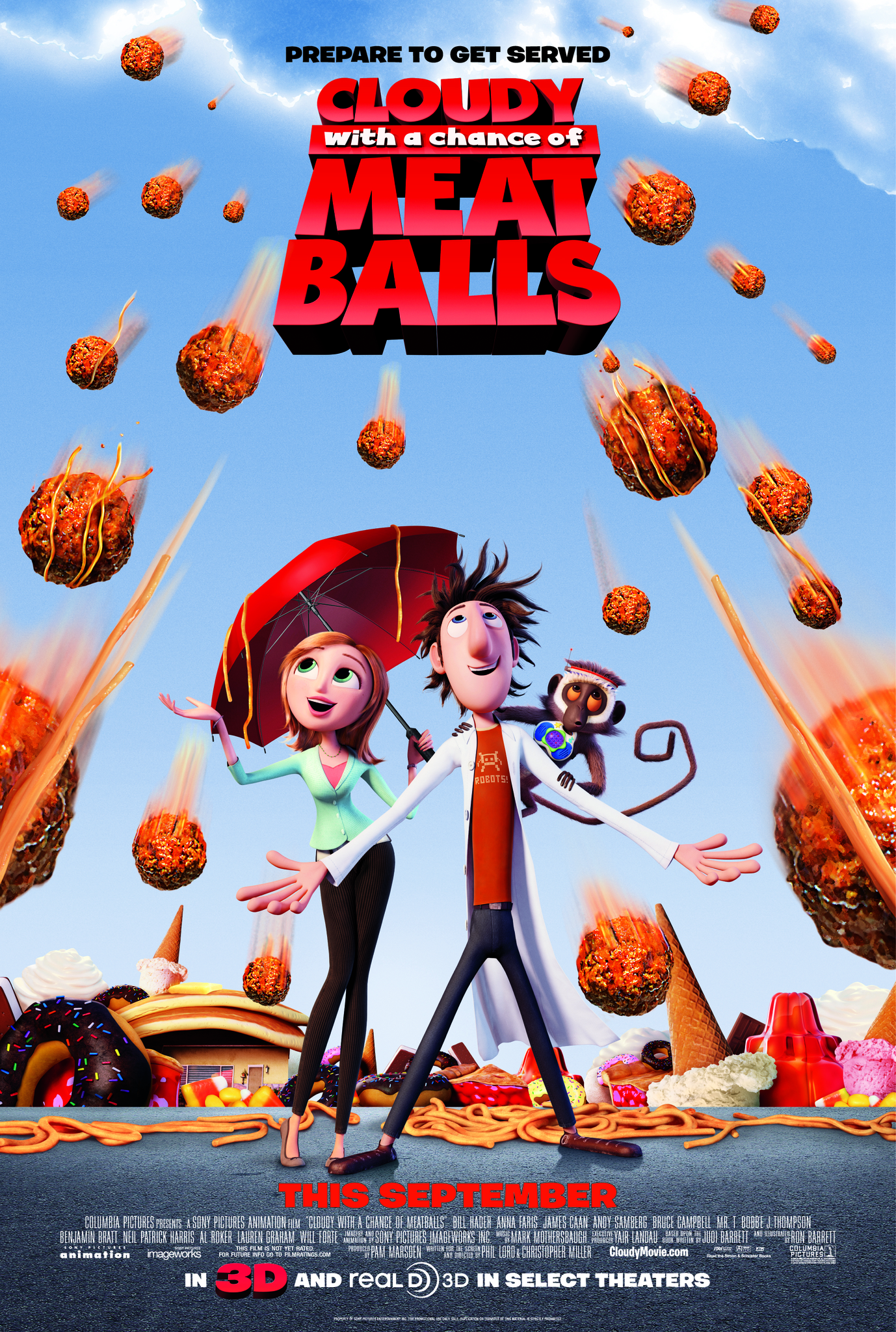 Cloudy With A Chance Of Meatballs (2009) 1080P Bluray X265 Hevc Esub [Dual Audio][Hindi 5 1 English 5 1] -Msheist