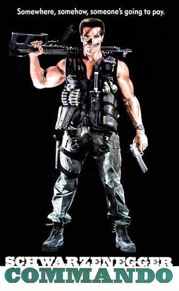 Commando (1985) Dc 720P Bluray X264 Esub [Dual Audio][Hindi 2 0 English 5 1] -Mkvc