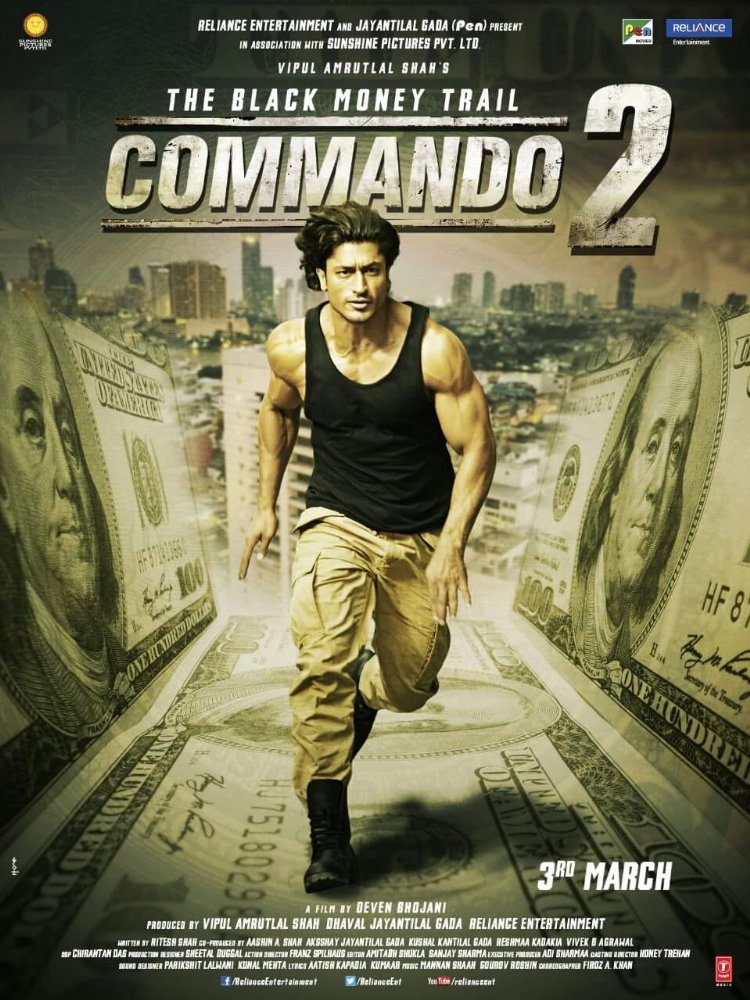 Commando 2 (2017) Hindi 1080P Webrip X264 Dd5 1 Esub - Mkvcinemas