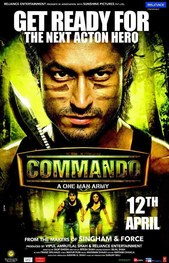 Commando (2013) Hindi 1080P Bluray X264 Dd5 1 Msubs - Mkvcinemas