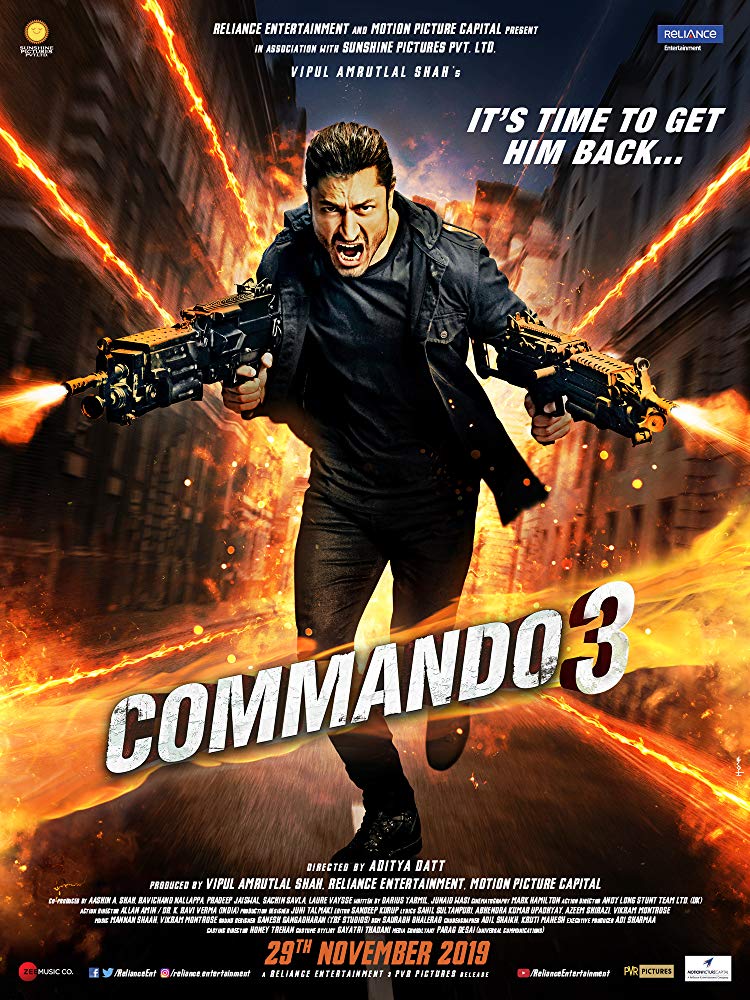Commando 3 (2019) Hindi 720P Amzn Webrip X264 Aac 5 1 Esub - Mkvcinemas