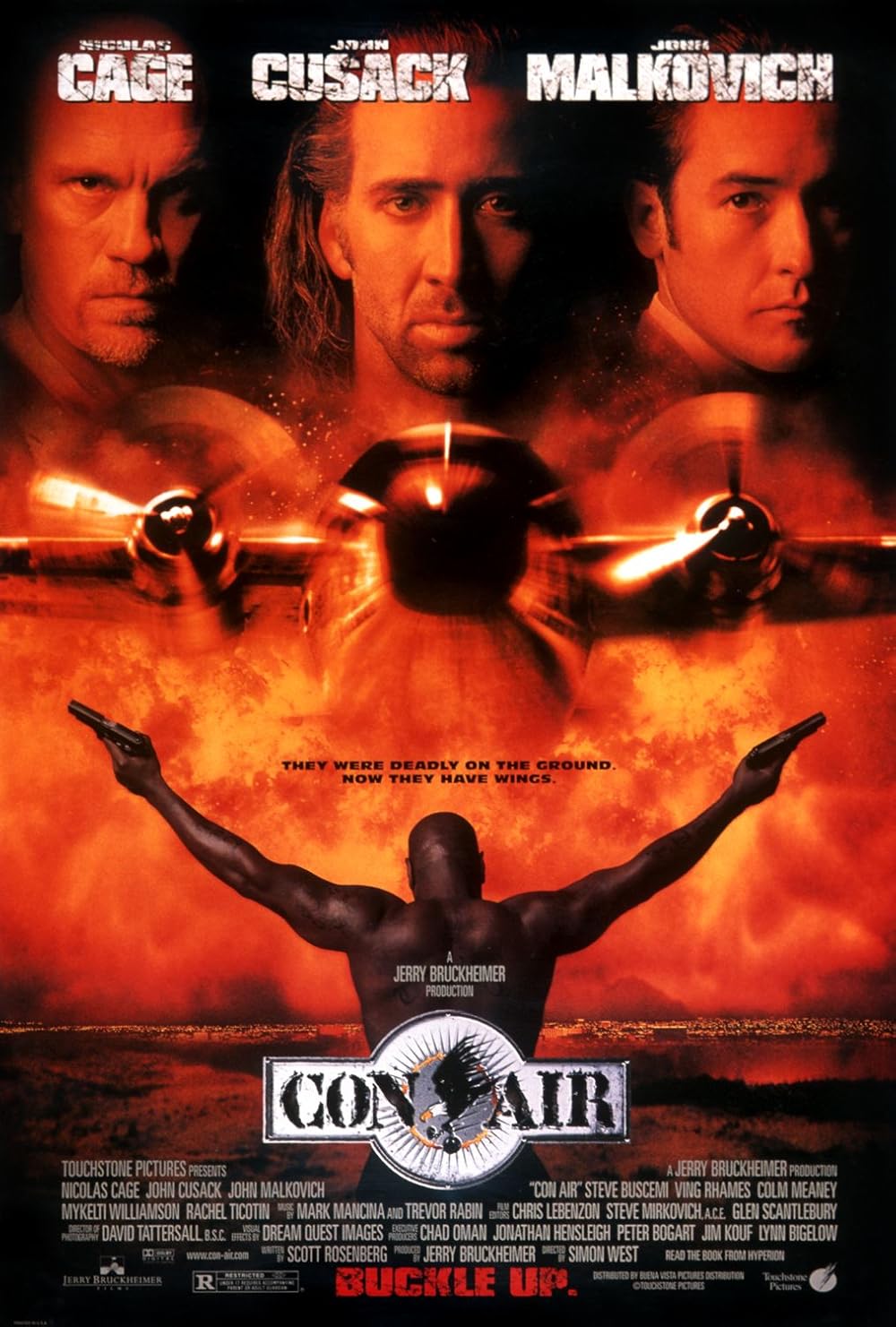 Con Air (1997) 1080P Bluray X265 Hevc Esub [Dual Audio][Hindi 2 0 English 5 1] -Mkvc