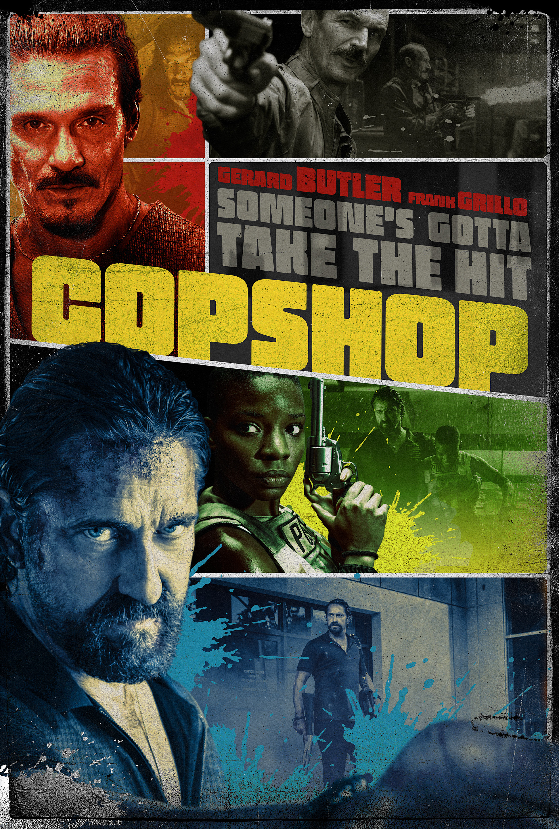 Copshop (2021) 1080P Bluray X265 Hevc Esub [Dual Audio][Hindi 2 0 English 5 1] -Mkvc