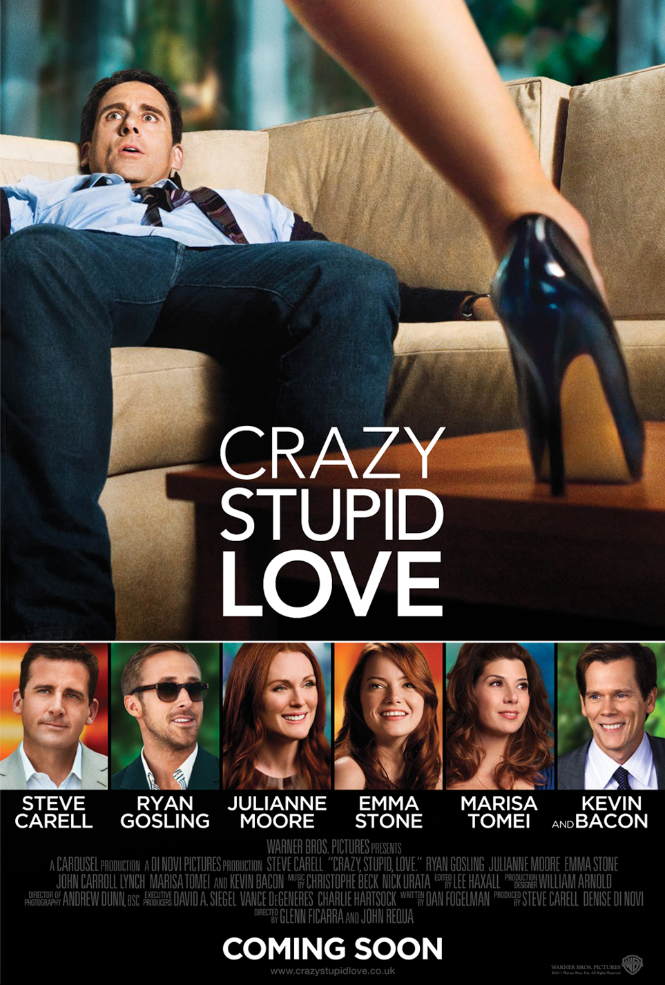 Crazy, Stupid, Love (2011) 720P Bluray X264 [Dual Audio][Hindi 2 0 English 2 0] -Dmv