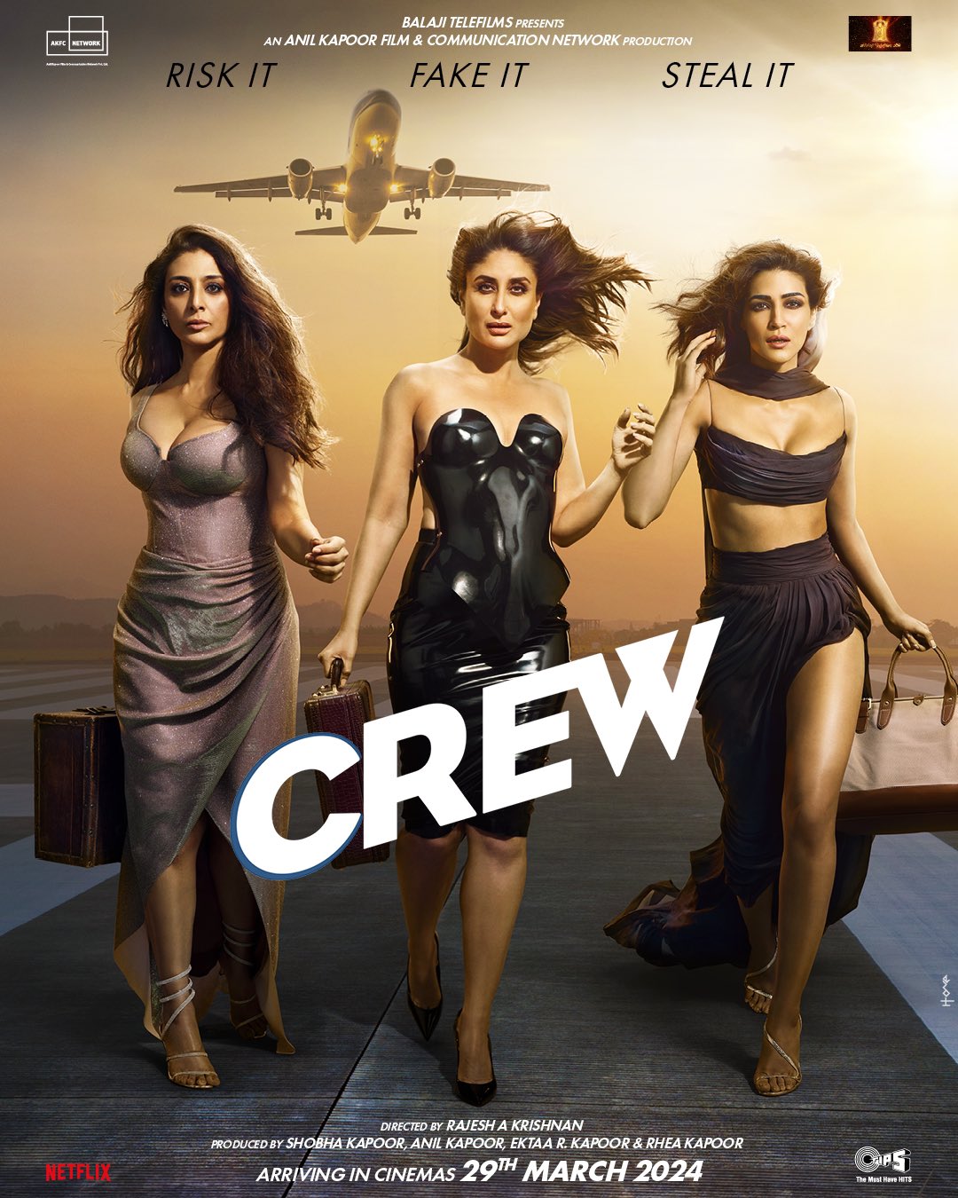 Crew (2024) Hindi 1080P Nf Webrip X264 Dd5 1 Msubs - Mkvcinemas