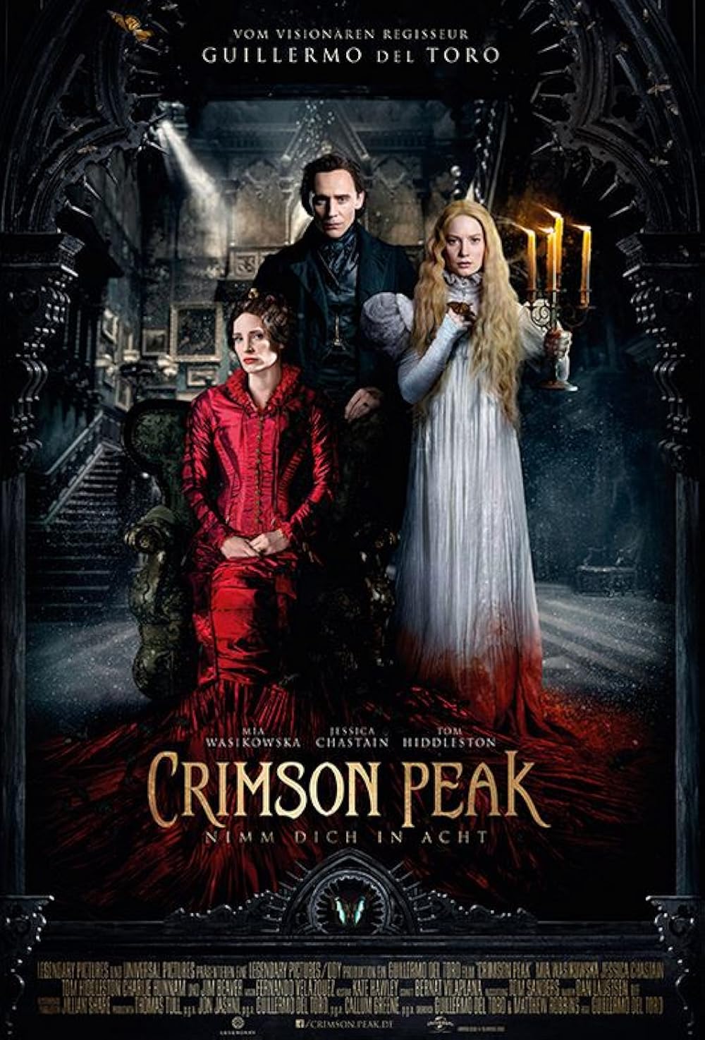 Crimson Peak (2015) 1080P Bluray X265 Hevc Esub [Dual Audio][Hindi 5 1 English 5 1] -Kmhd
