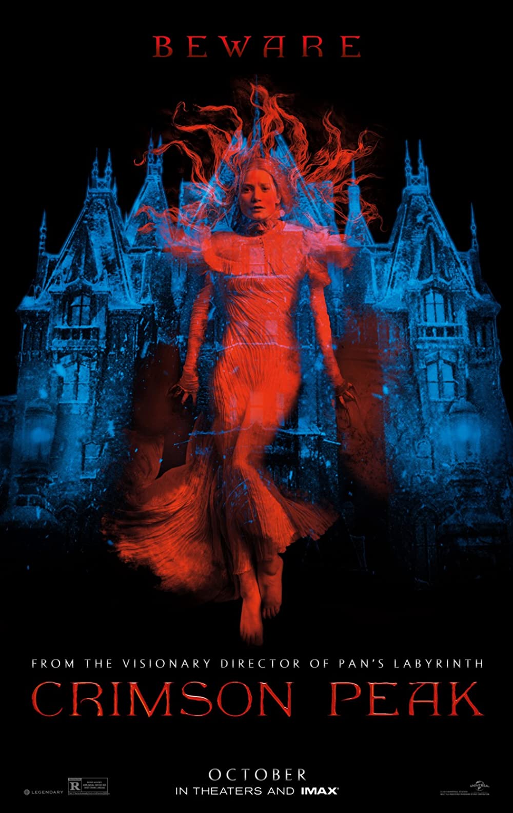 Crimson Peak (2015) 720P Bluray X264 Esub [Dual Audio][Hindi 5 1 English 5 1] -Kmhd