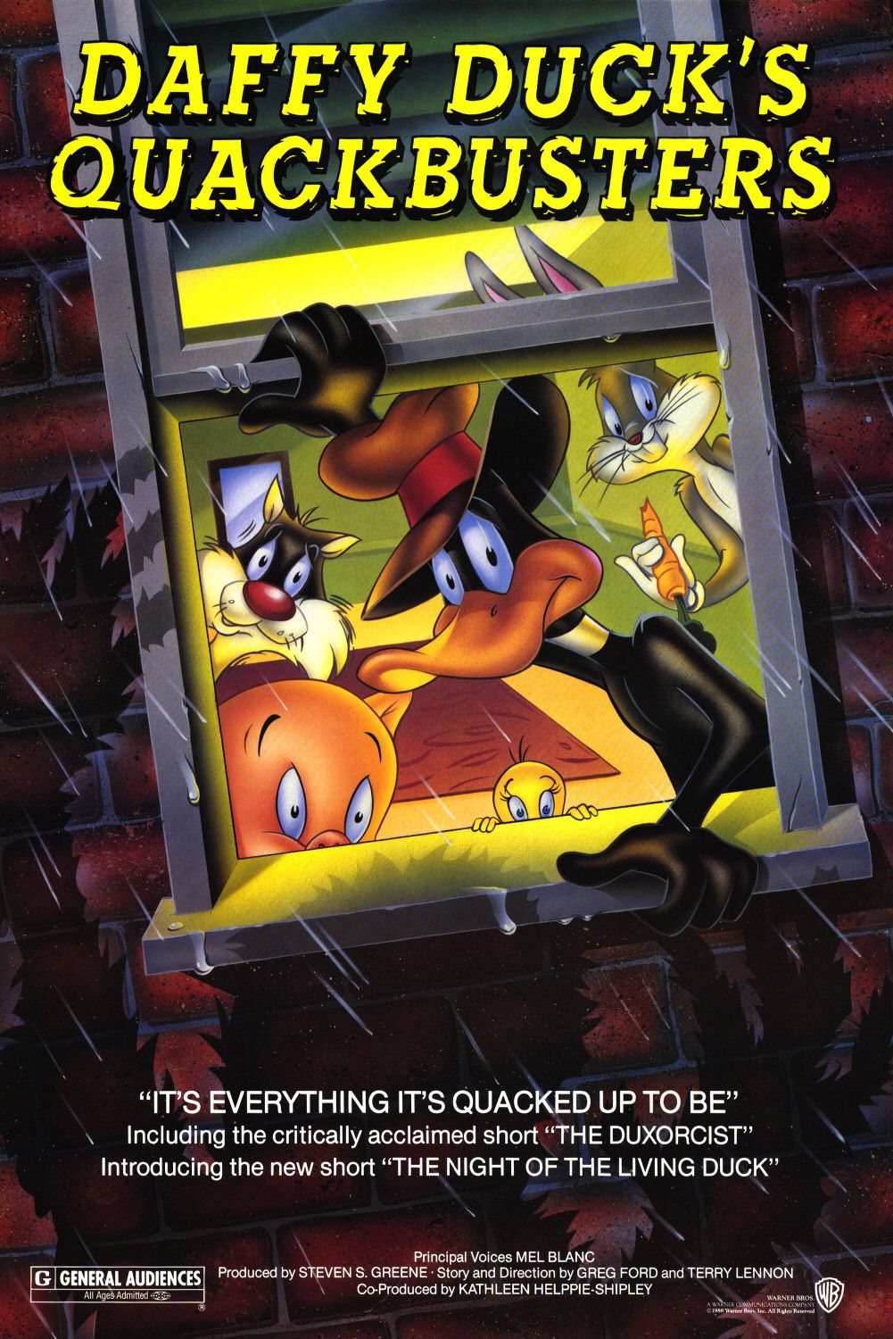 Daffy Duck's Quackbusters (1988) Dvdrip X264 [Dual Audio][Hindi English] -A2Zrg