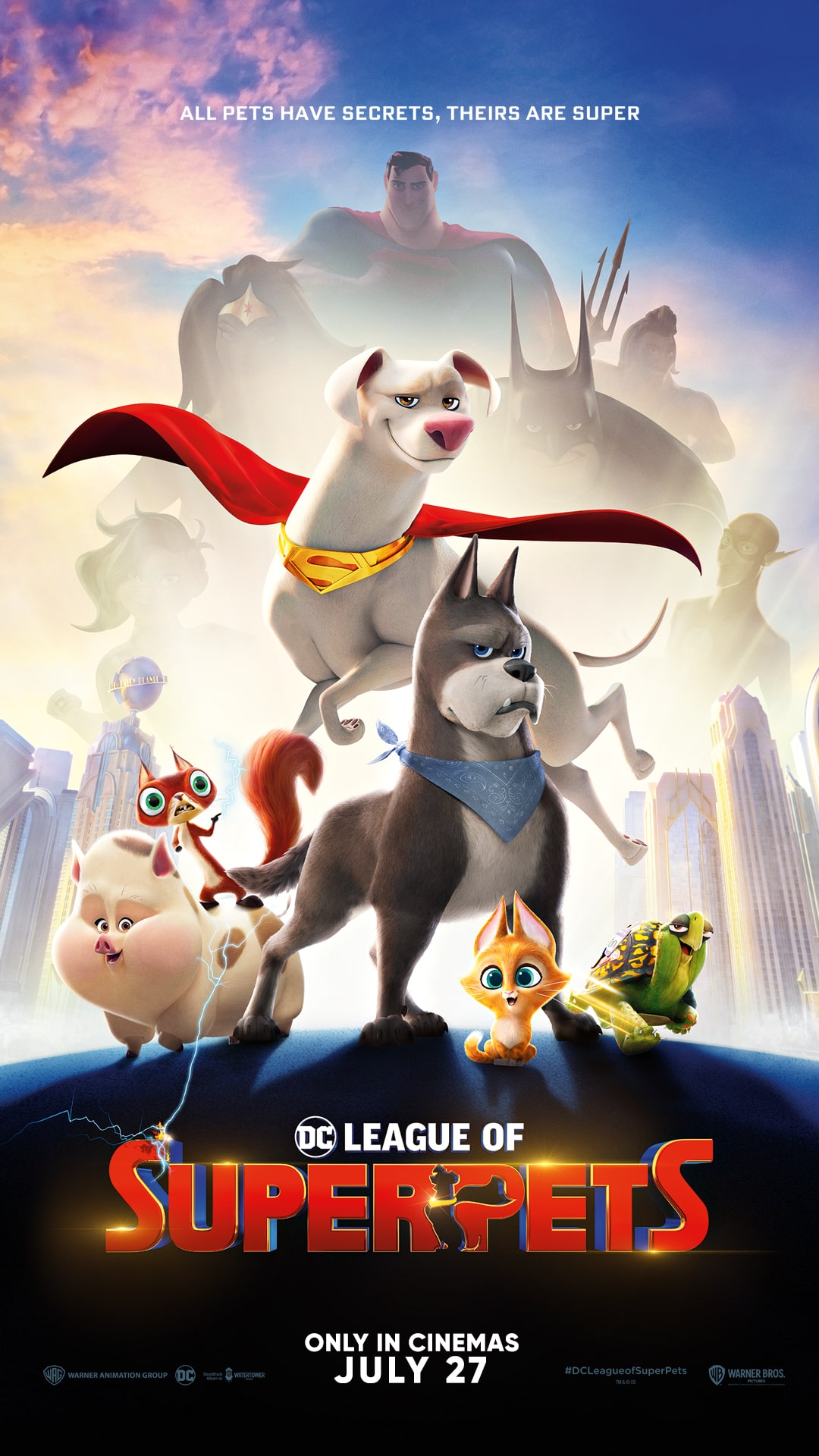 Dc League Of Super-Pets (2022) 1080P Bluray X265 Hevc Esub [Dual Audio][Hindi 5 1 English 5 1] -Mkvc