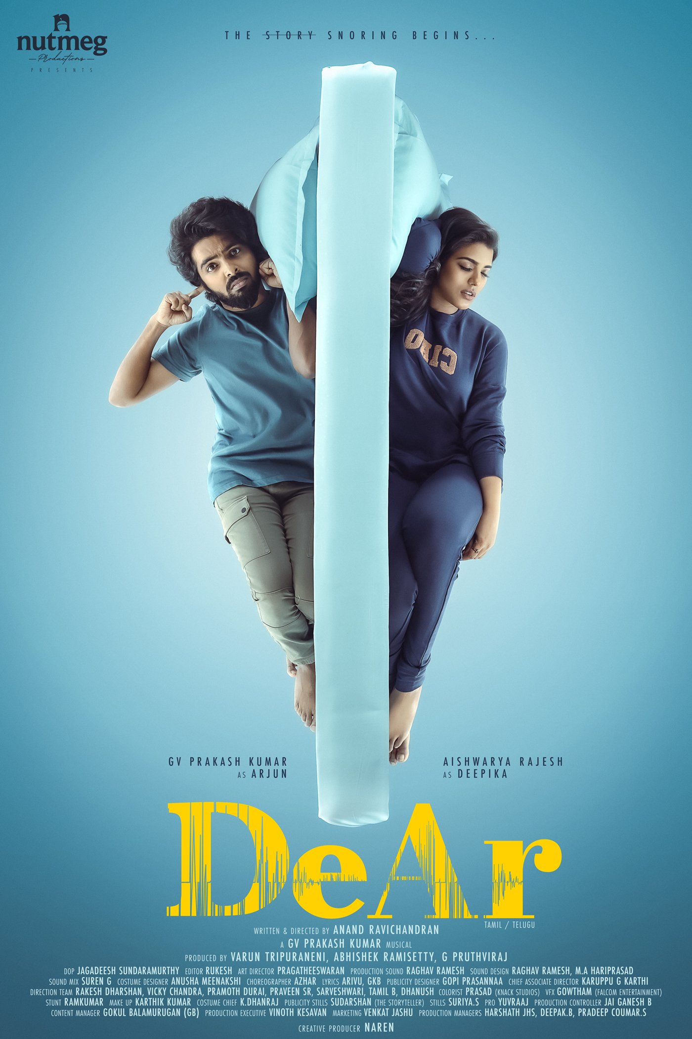 Dear (2024) Uncut 1080P Nf Webrip X264 Esub [Dual Audio][Hindi 5 1 Tamil 5 1] -Mkvc