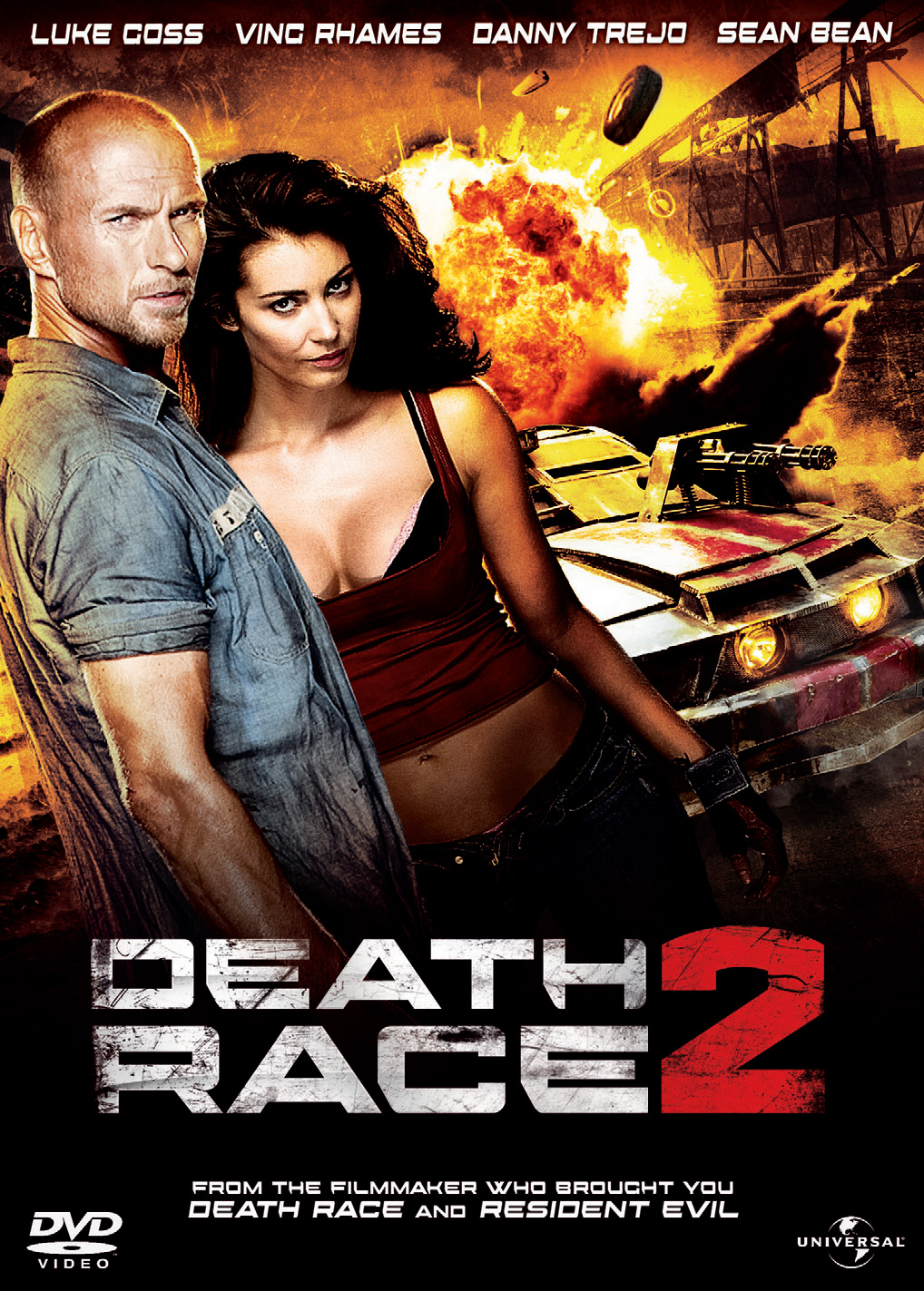 Death Race 2 (2010) Unrated 720P Bluray X264 Esub [Dual Audio][Hindi 2 0 English 5 1] -Mkvc