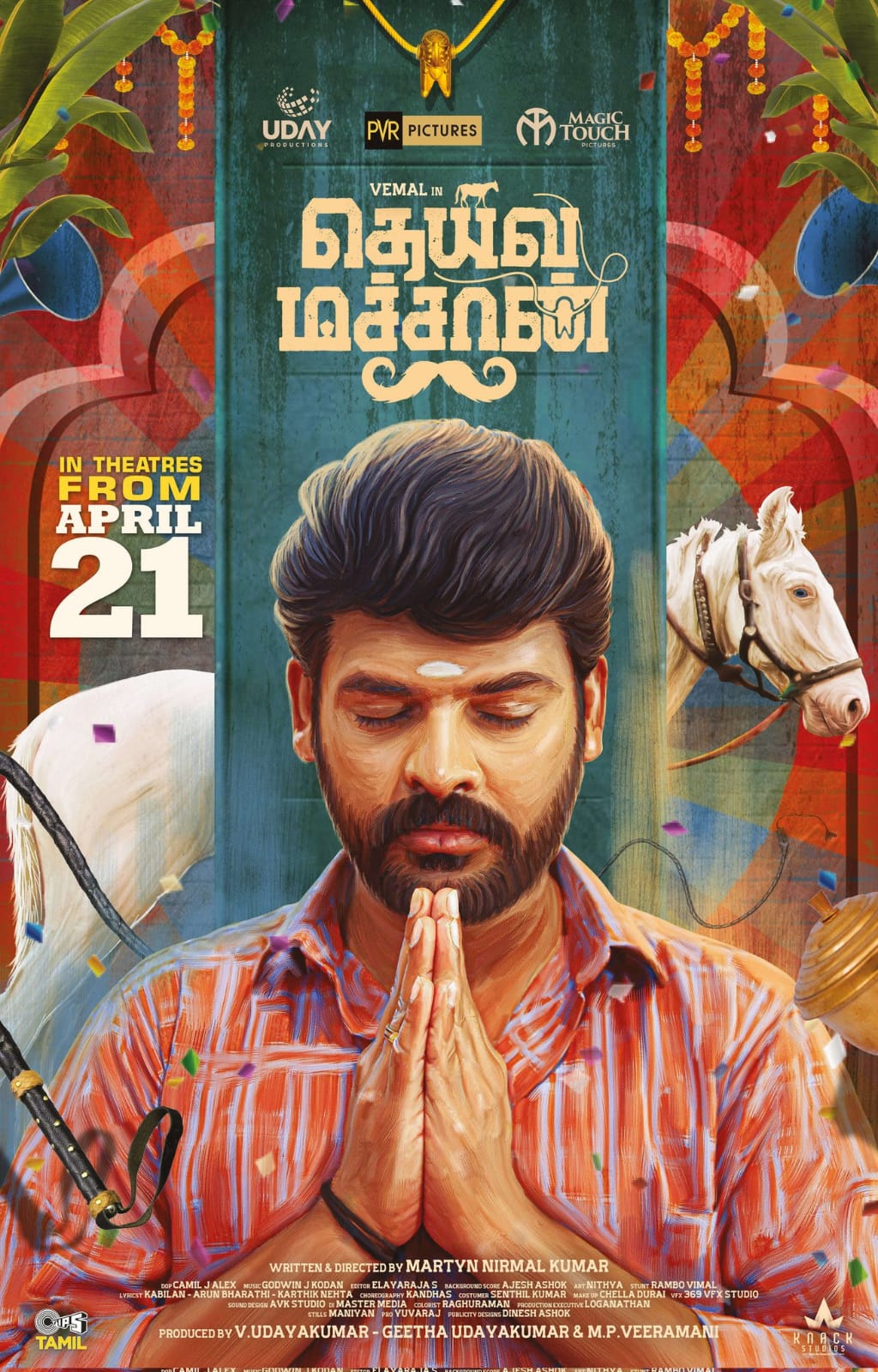 Deiva Machan (2023) Uncut 720P Webrip X264 Esub [Dual Audio][Hindi 2 0 Tamil 2 0] -Dmv